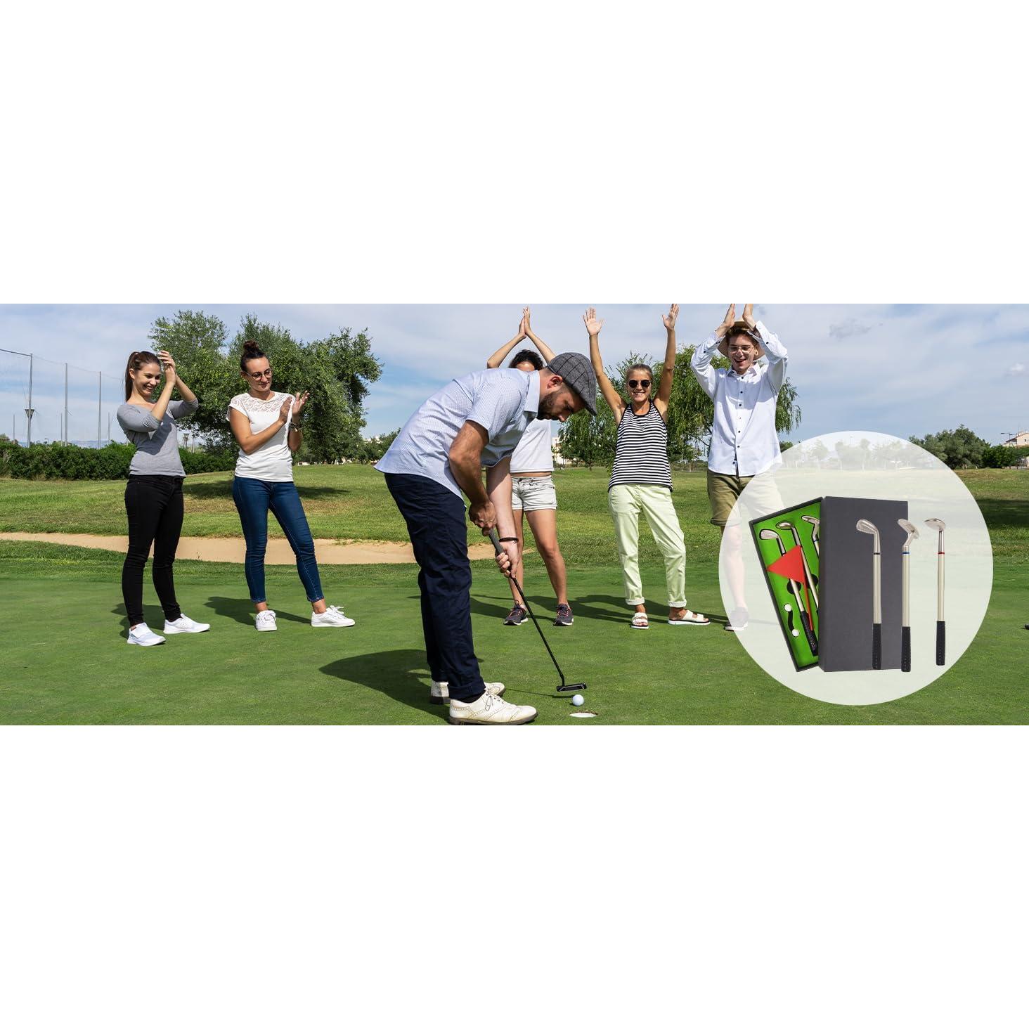 Juego de Mini Golf Bolígrafos 3 Colores - Regalo Divertido