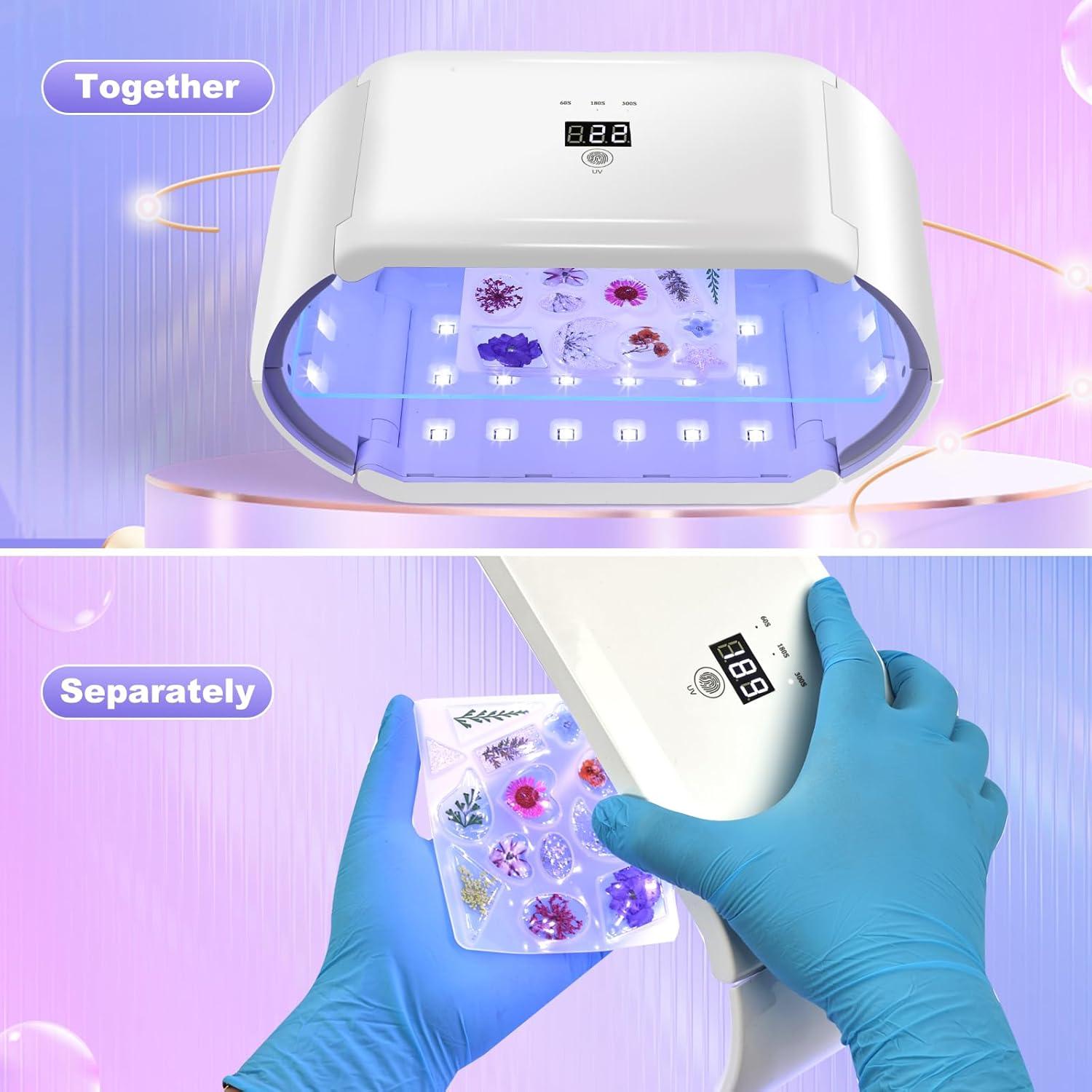 Luz UV para Resina ENERFUN 48W Plegable Curado Rápido