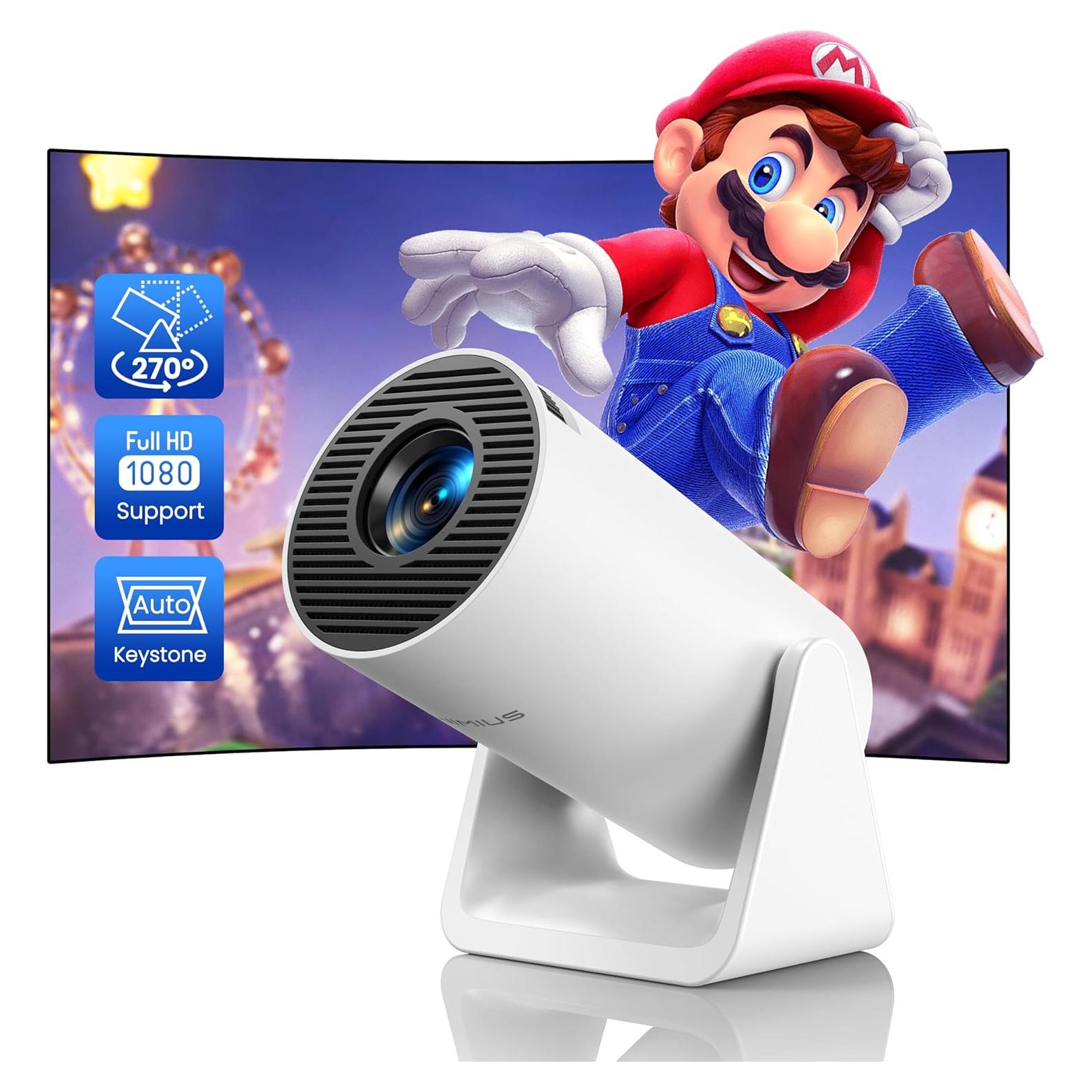 Proyector portátil WiMiUS S27 1080P WiFi Bluetooth 2025