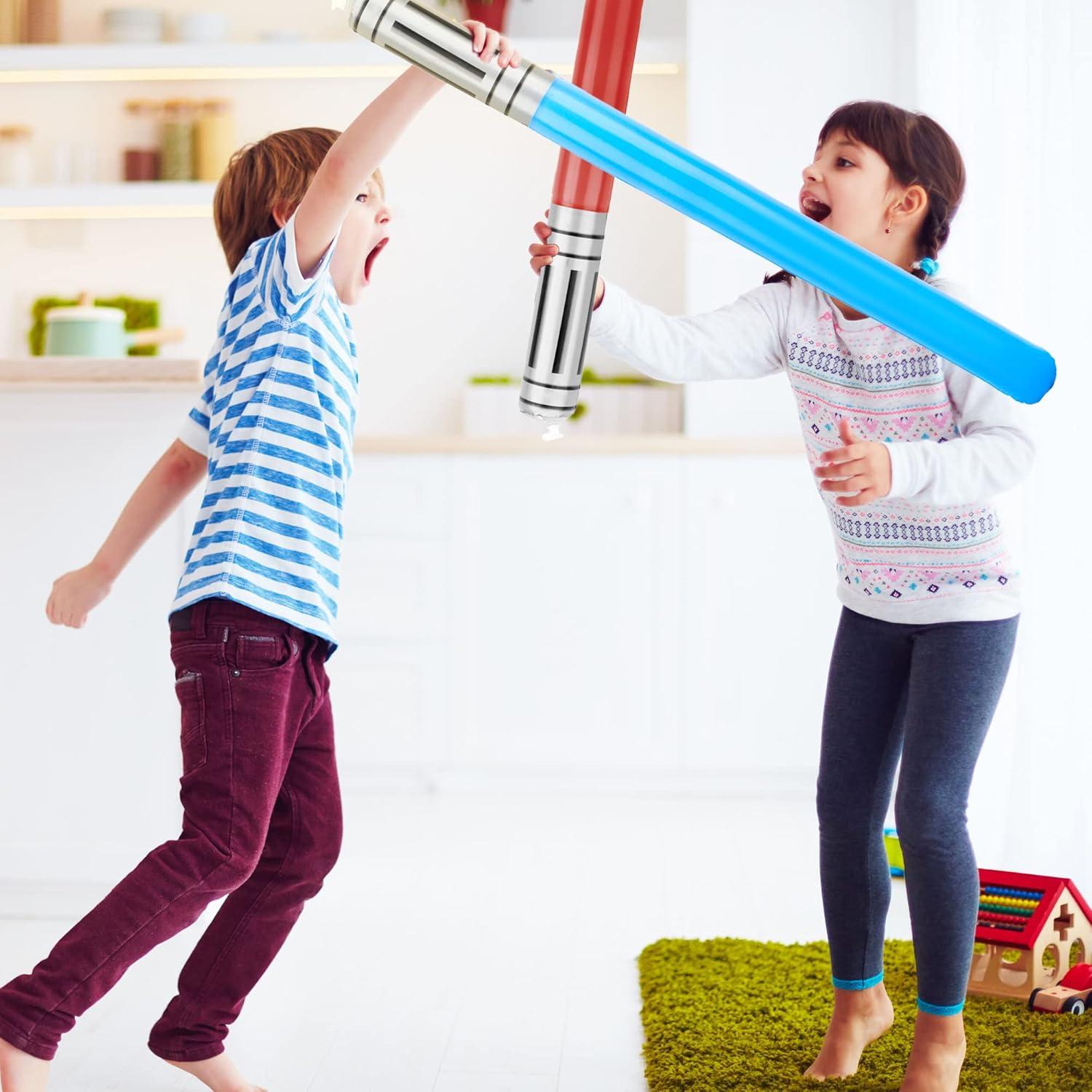 30 Piezas Sable de Luz Inflable Cotiny 100 cm 6 Colores