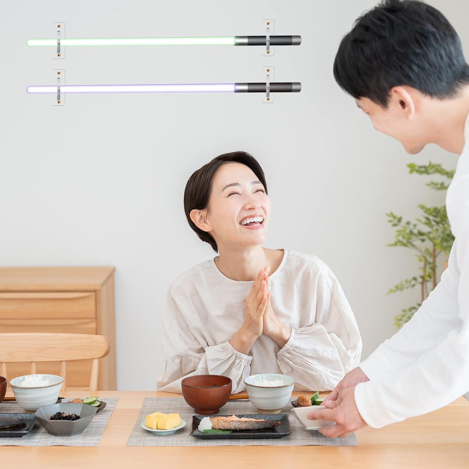 Soporte de Pared para Sables de Luz uxcell, 3 Piezas Acrílico