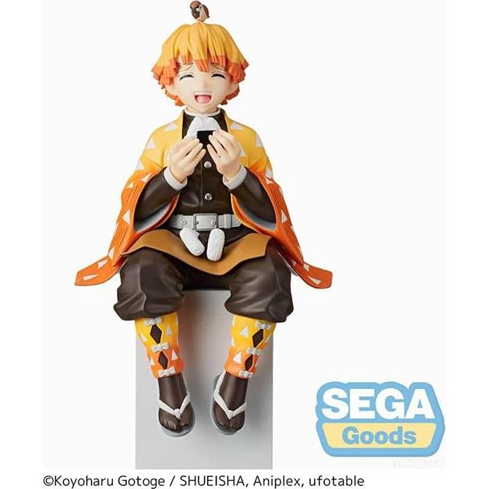Figura Perchada Zenitsu Agatsuma SEGA Demon Slayer 20.3 cm