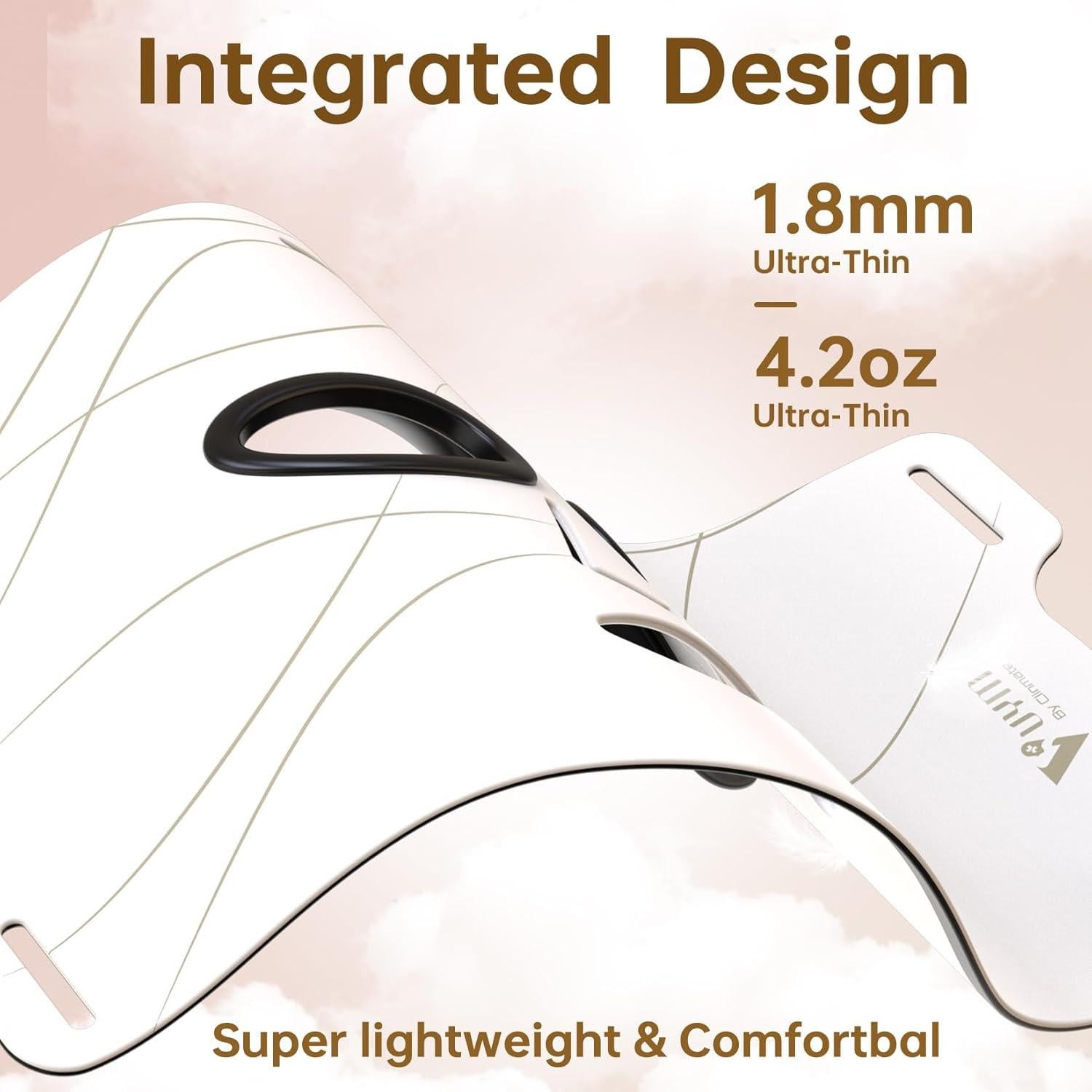 Máscara de Terapia de Luz Roja VYM - 292 LEDs - Blanca