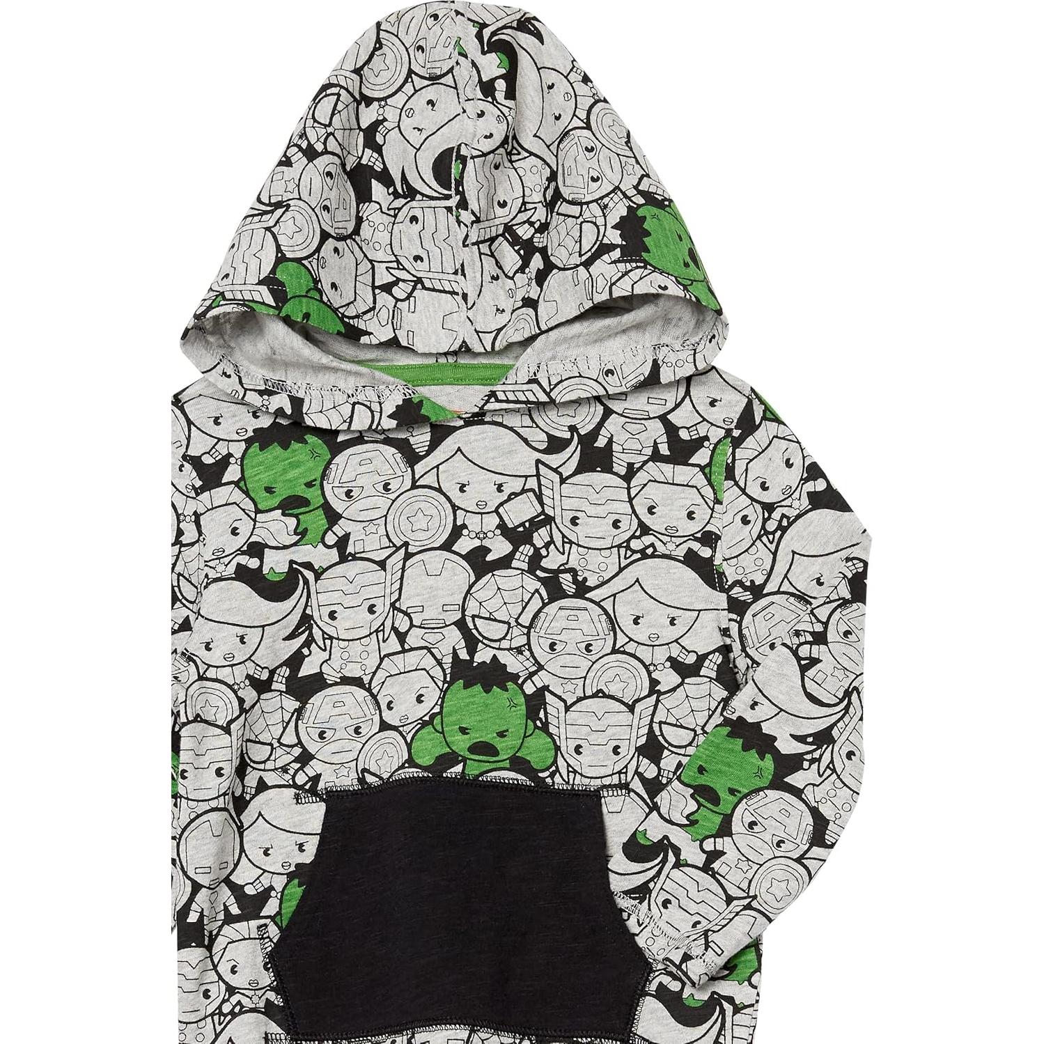 Camisetas de Manga Larga con Capucha Amazon Essentials Niños - Marvel