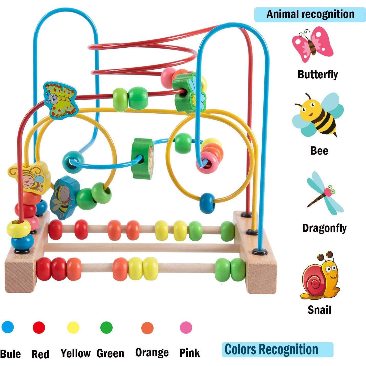 Juguete Laberinto de Perlas Joqutoys para Niños 1-3 Años