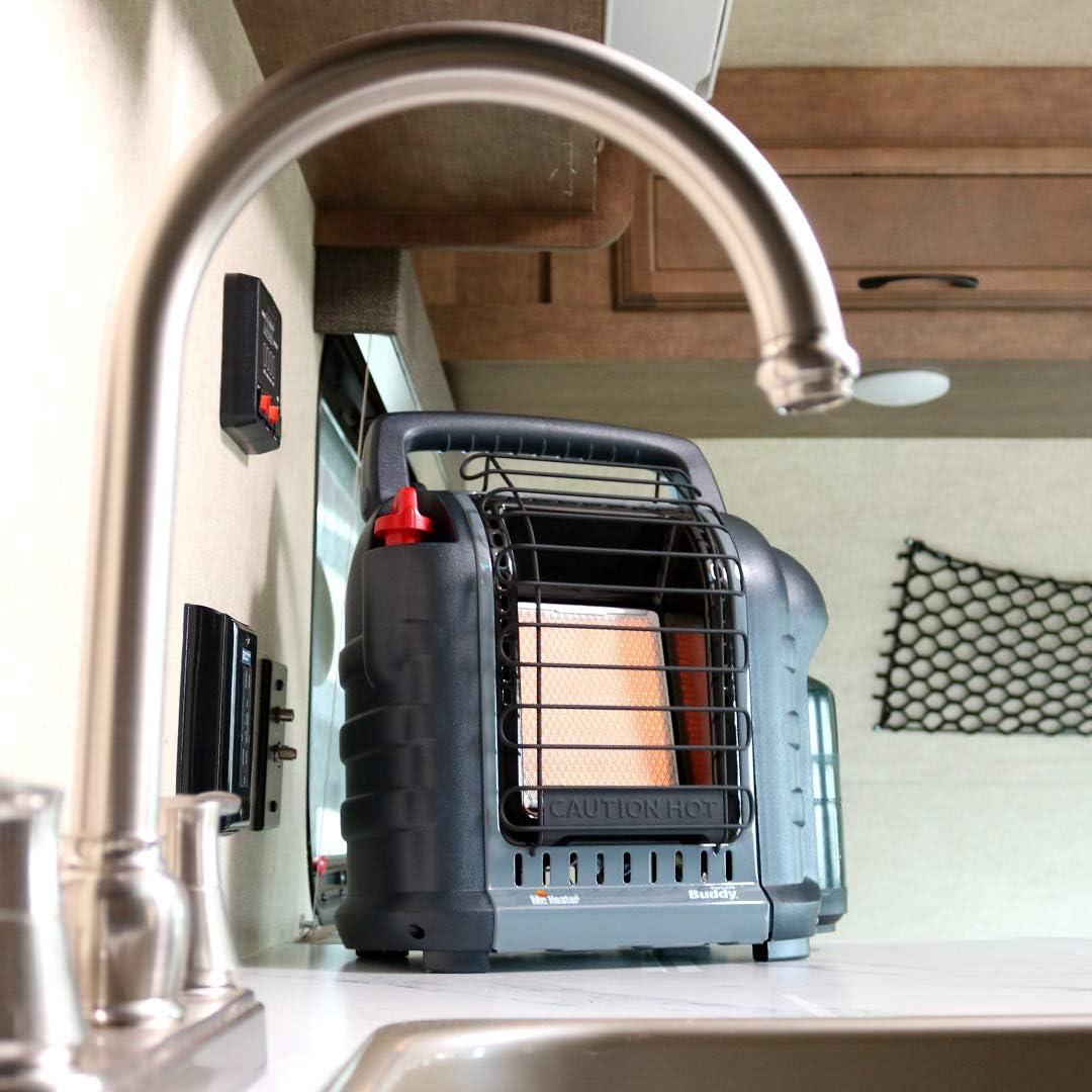 Calentador Portátil Mr. Heater F232017 4000-9000 BTU Gris