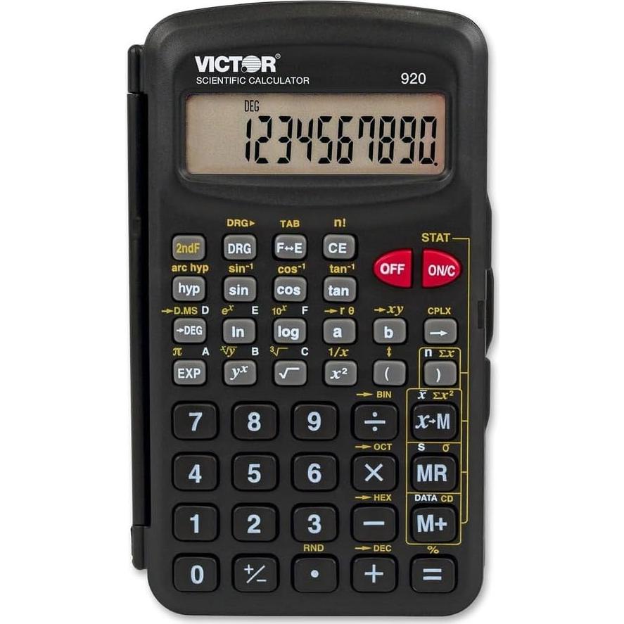 Calculadora Científica Compacta Victor 920 LCD 10 Dígitos