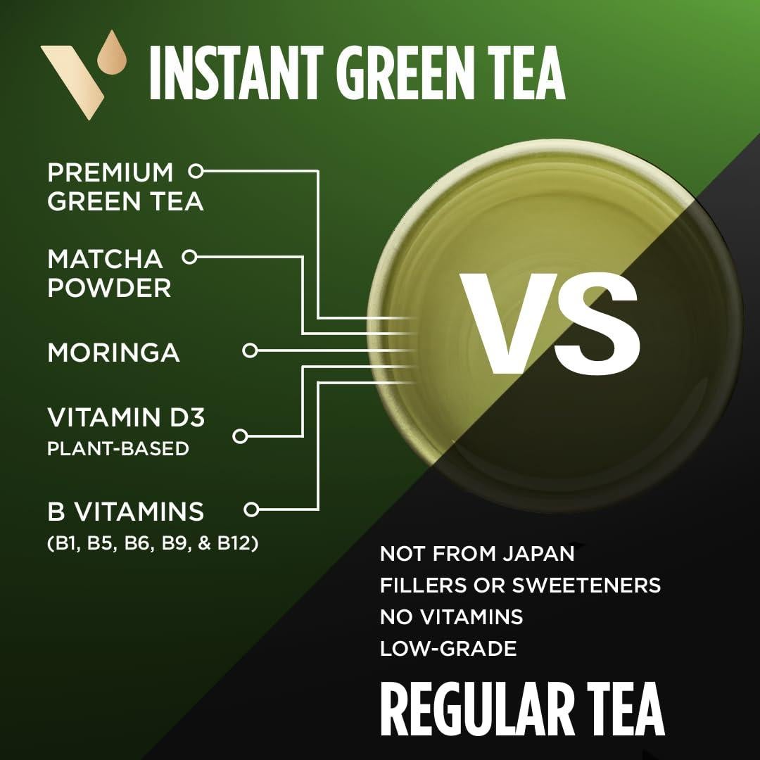 Té Verde Instantáneo VitaCup 10 Sobres con Matcha y Moringa