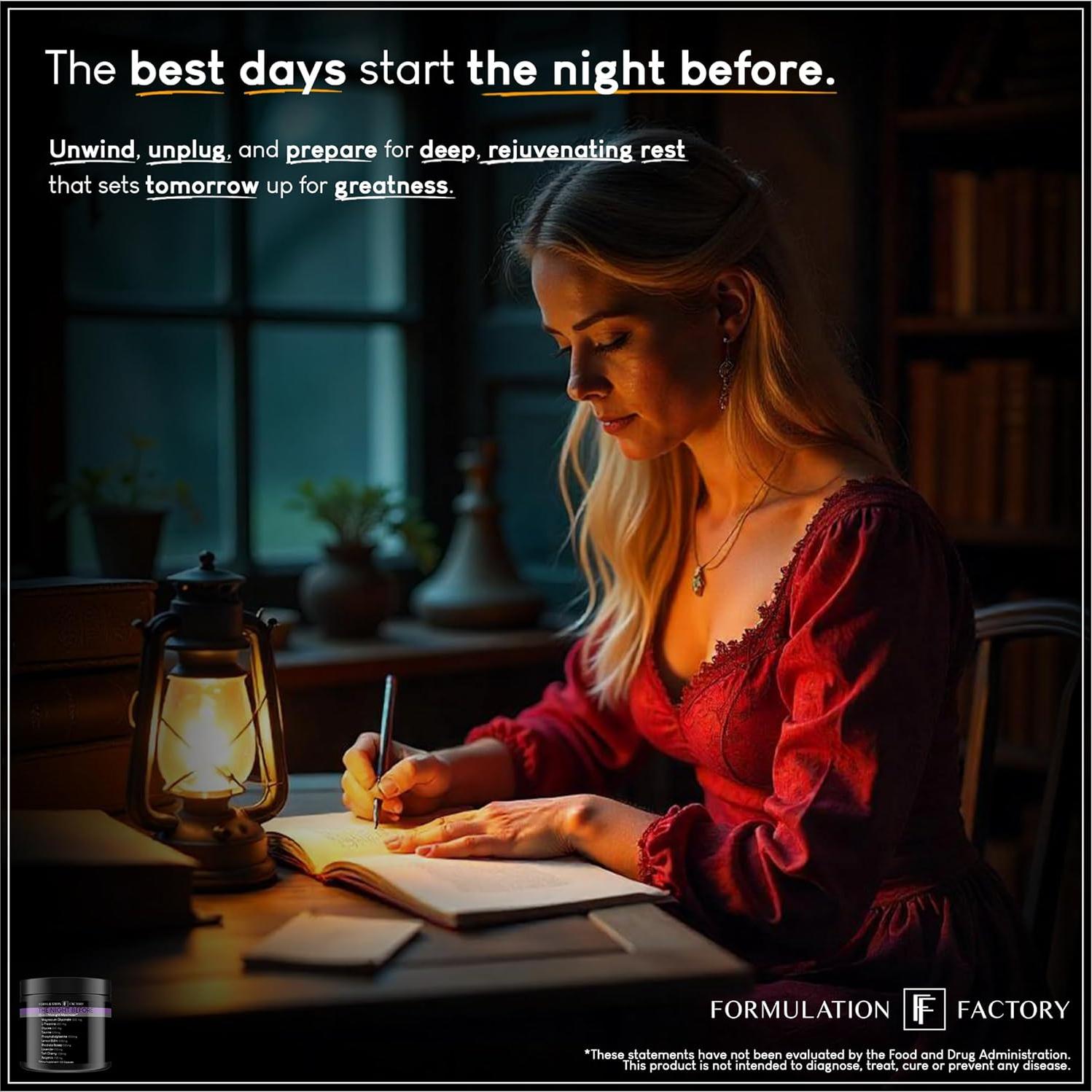 Suplemento para Dormir La Noche Antes 120 Cápsulas