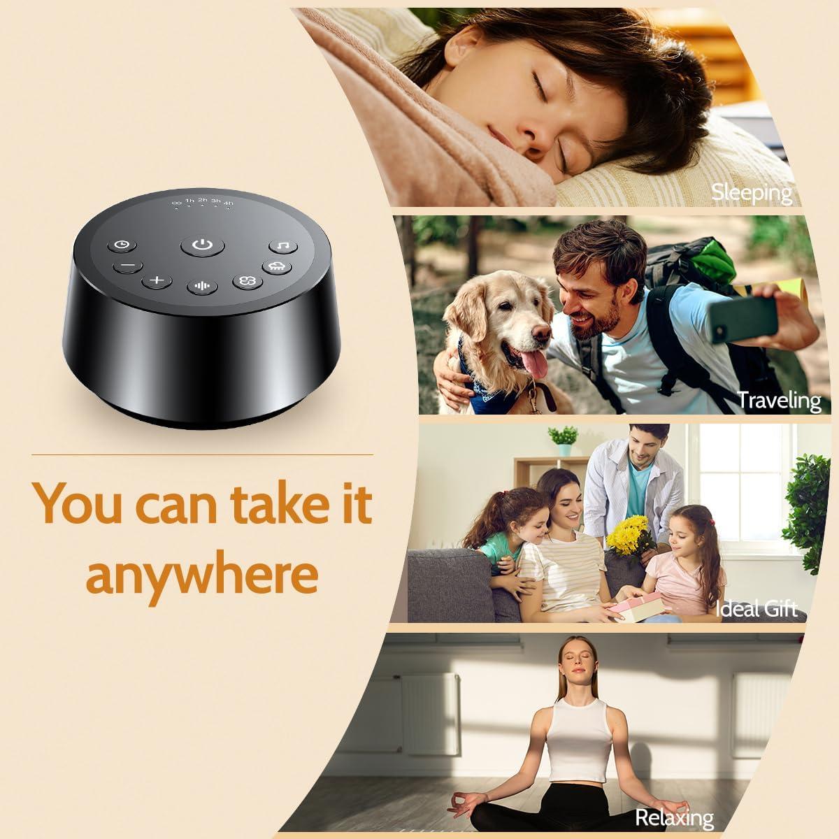 Máquina de Sonido Color Noise con 25 Sonidos Relajantes