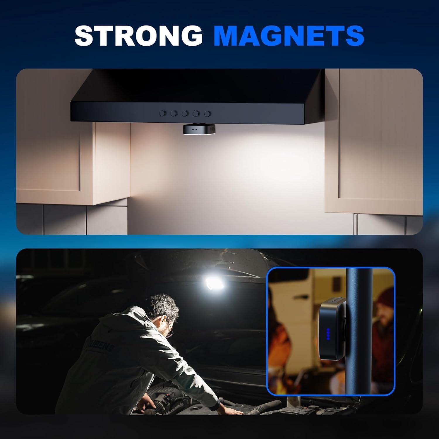 Lámpara de Camping WUBEN F5 500LM Recargable IP64 Gris