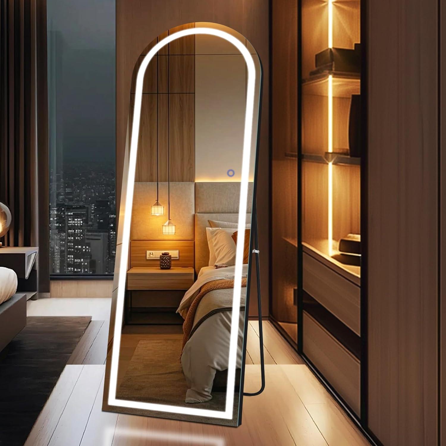 Espejo de Cuerpo Entero FURNIinspire 160x50 cm LED Regulable