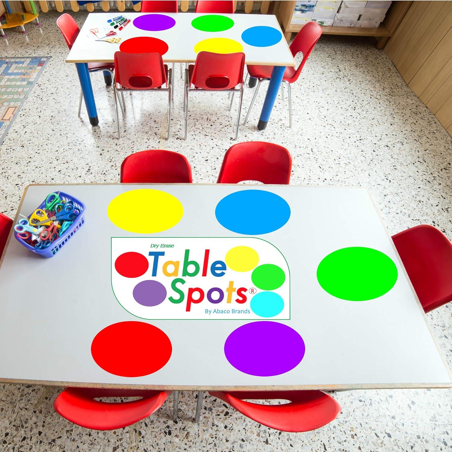 Puntos de Mesa Abaco Brands 10 Círculos Borrado en Seco