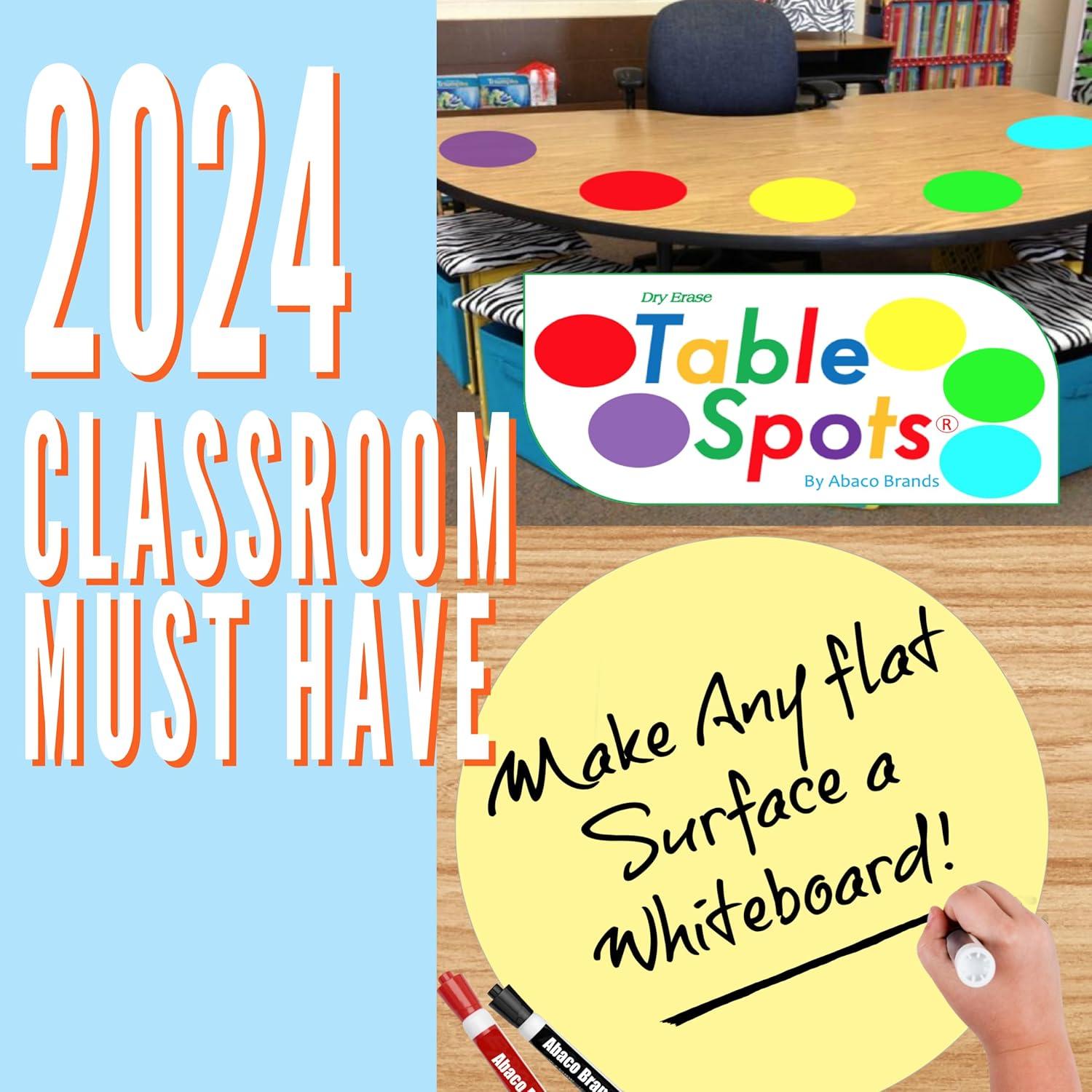 Puntos de Mesa Abaco Brands 10 Círculos Borrado en Seco