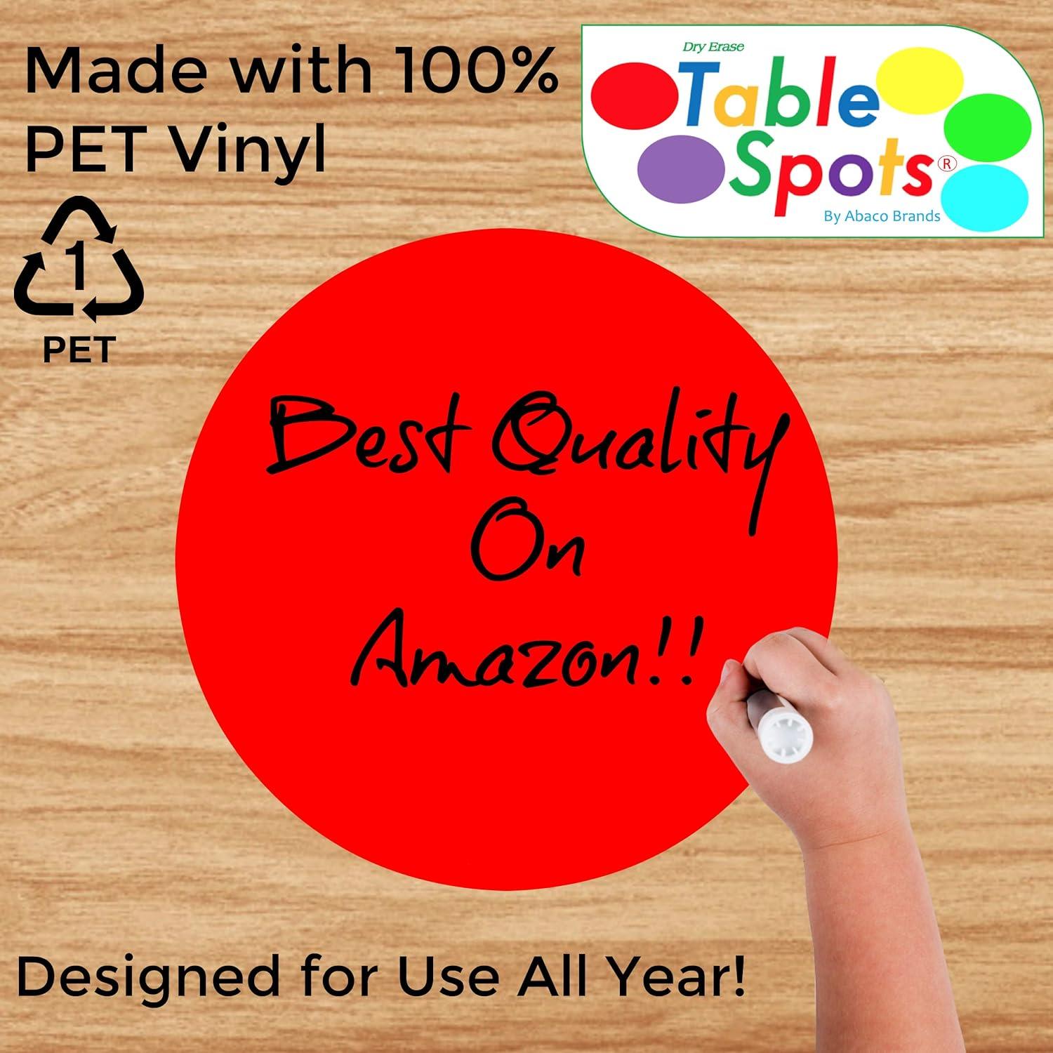 Puntos de Mesa Abaco Brands 10 Círculos Borrado en Seco