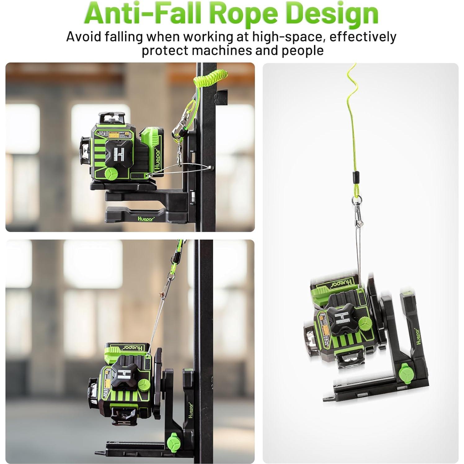 Nivel Láser 3D Autonivelante Huepar W03CG Bluetooth 12 Líneas