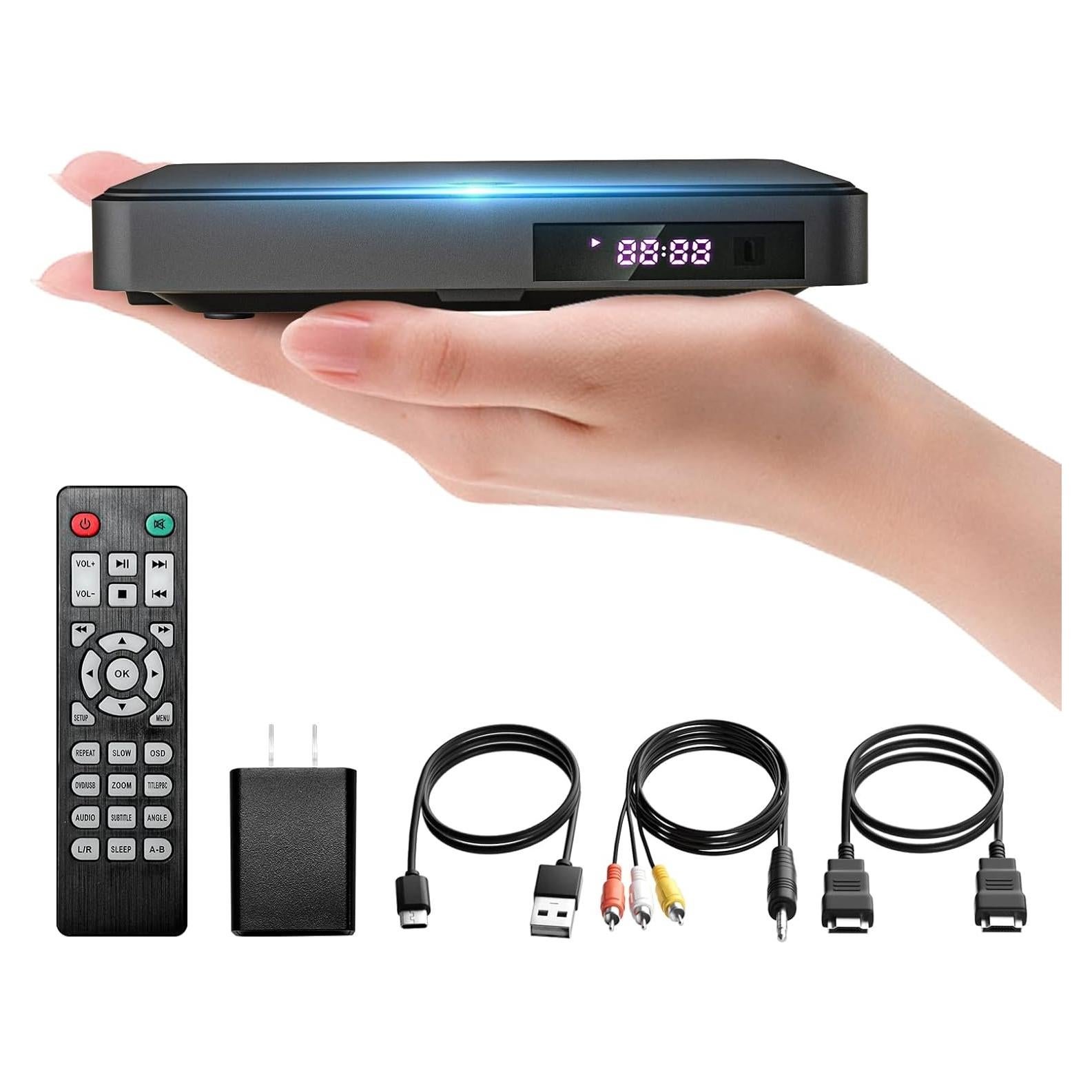 Reproductor de DVD Arafuna Mini HD 1080P Libre de Región