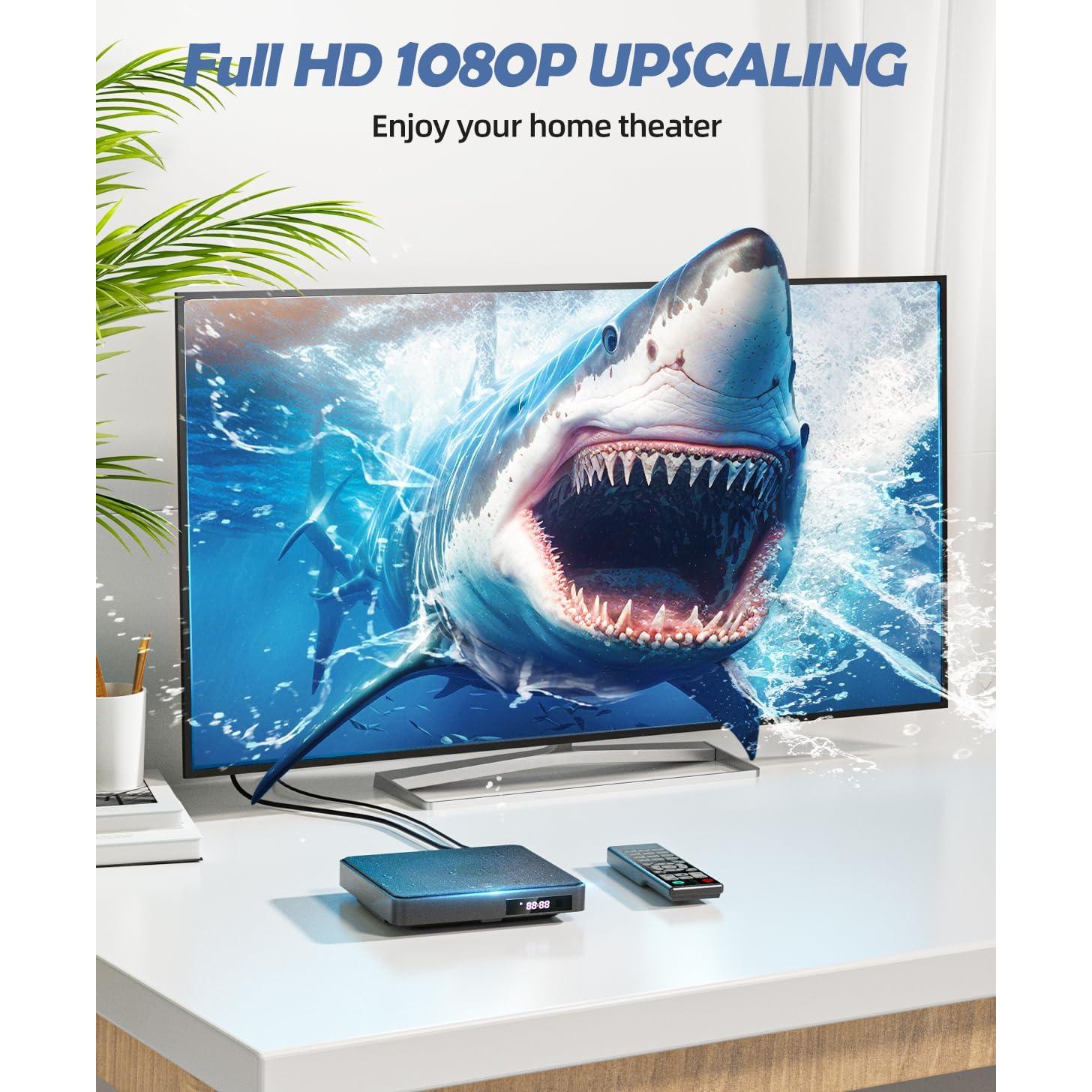 Reproductor de DVD Arafuna Mini HD 1080P Libre de Región