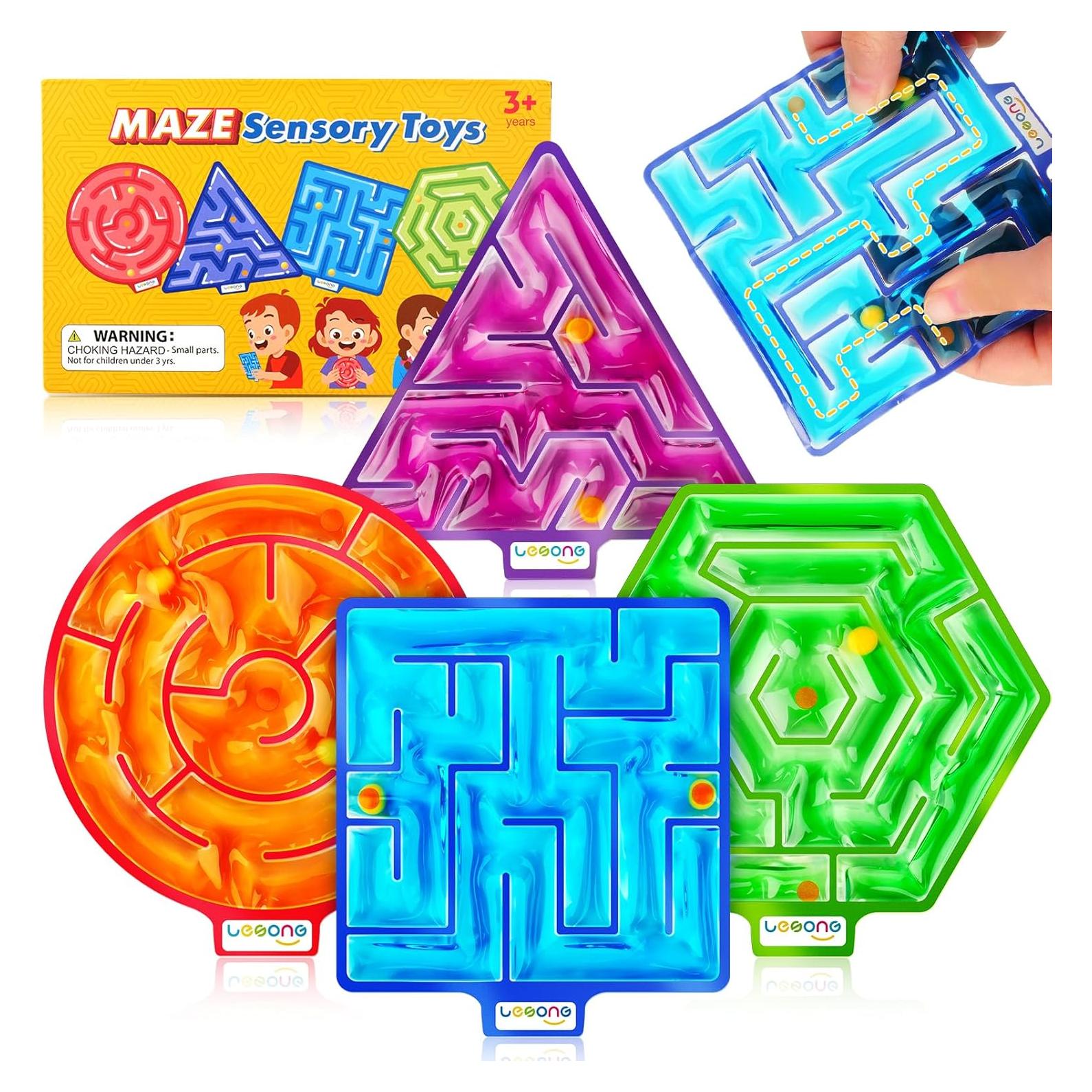 Juguetes Squishy Sensory Fidget Lesong - Paquete de 4