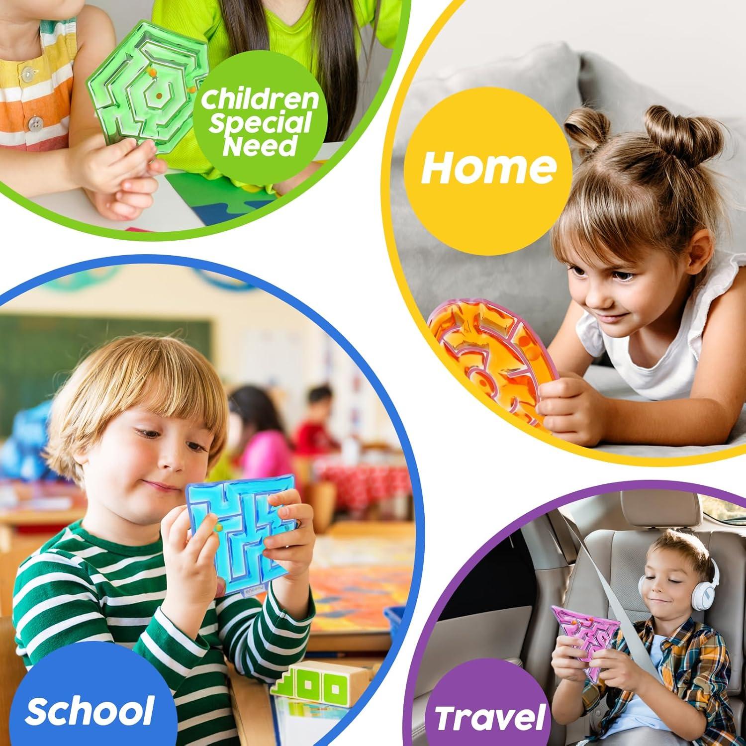 Juguetes Squishy Sensory Fidget Lesong - Paquete de 4