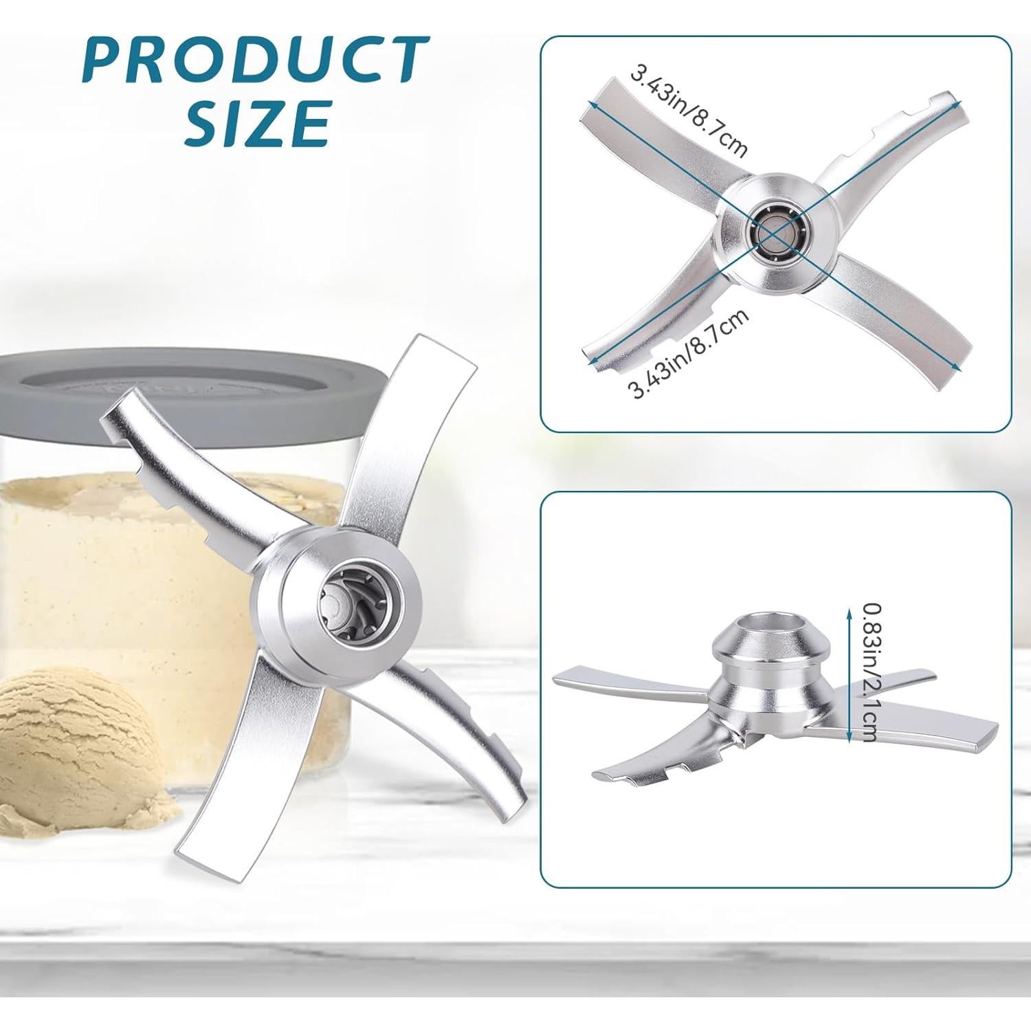 Paleta de Repuesto Ninja Creami NC300 Acero Inoxidable