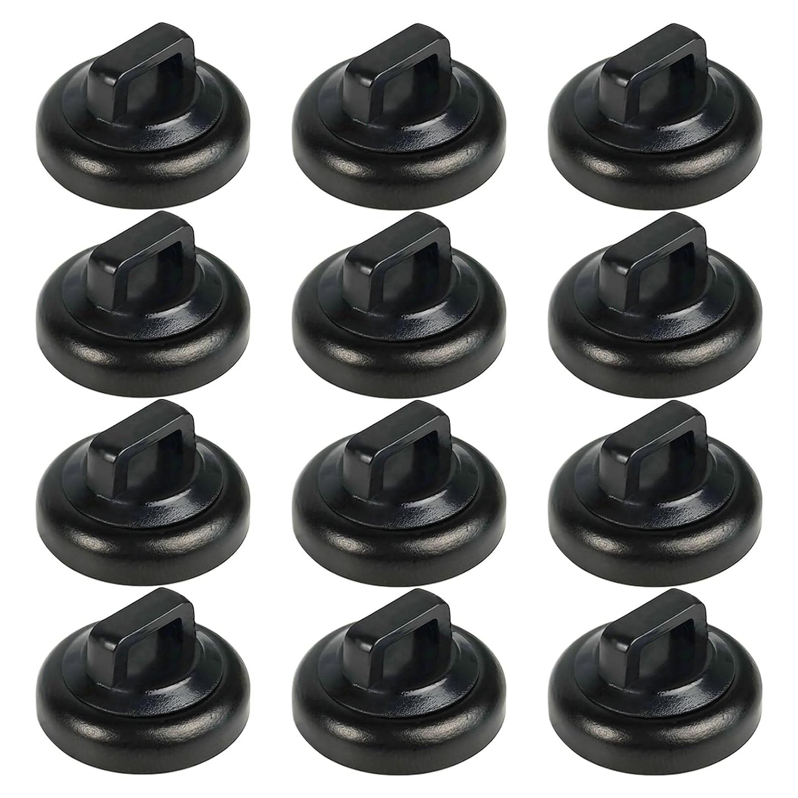 Soporte de Brida Magnética CANAANIN 12 Piezas Negro