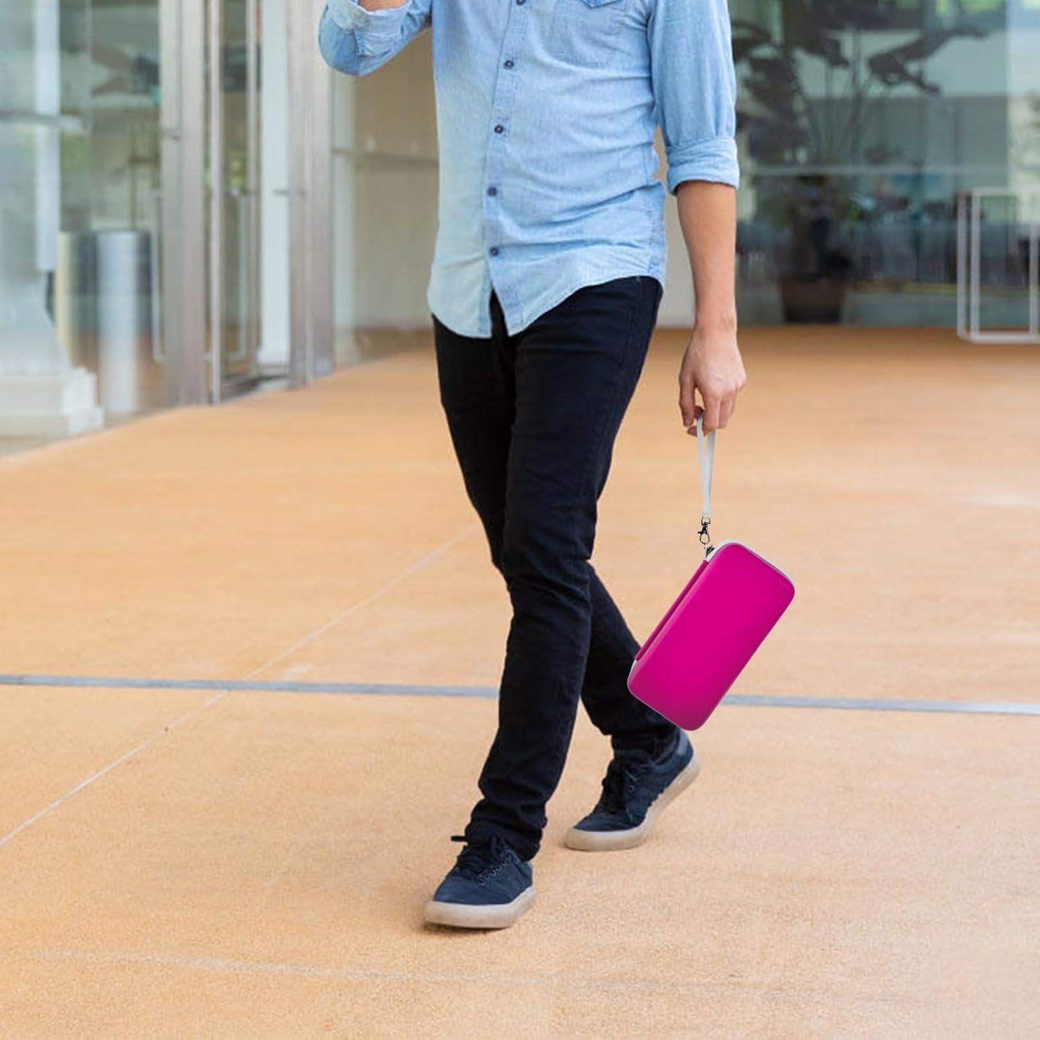 Funda Rosa para Calculadora TI-30XS con Almacenamiento