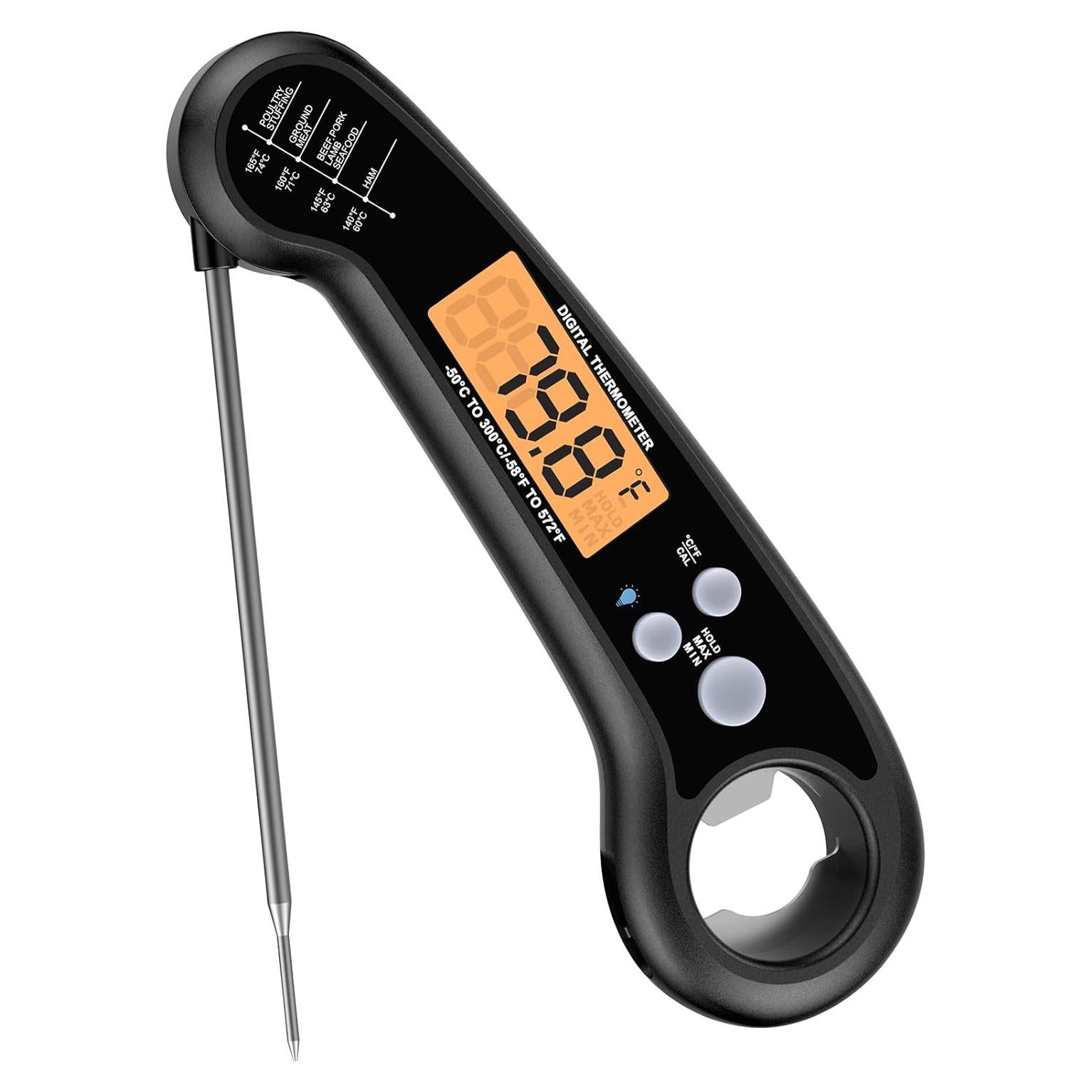 Termómetro Digital de Carne SETONIA Plegable IPX7 300°C