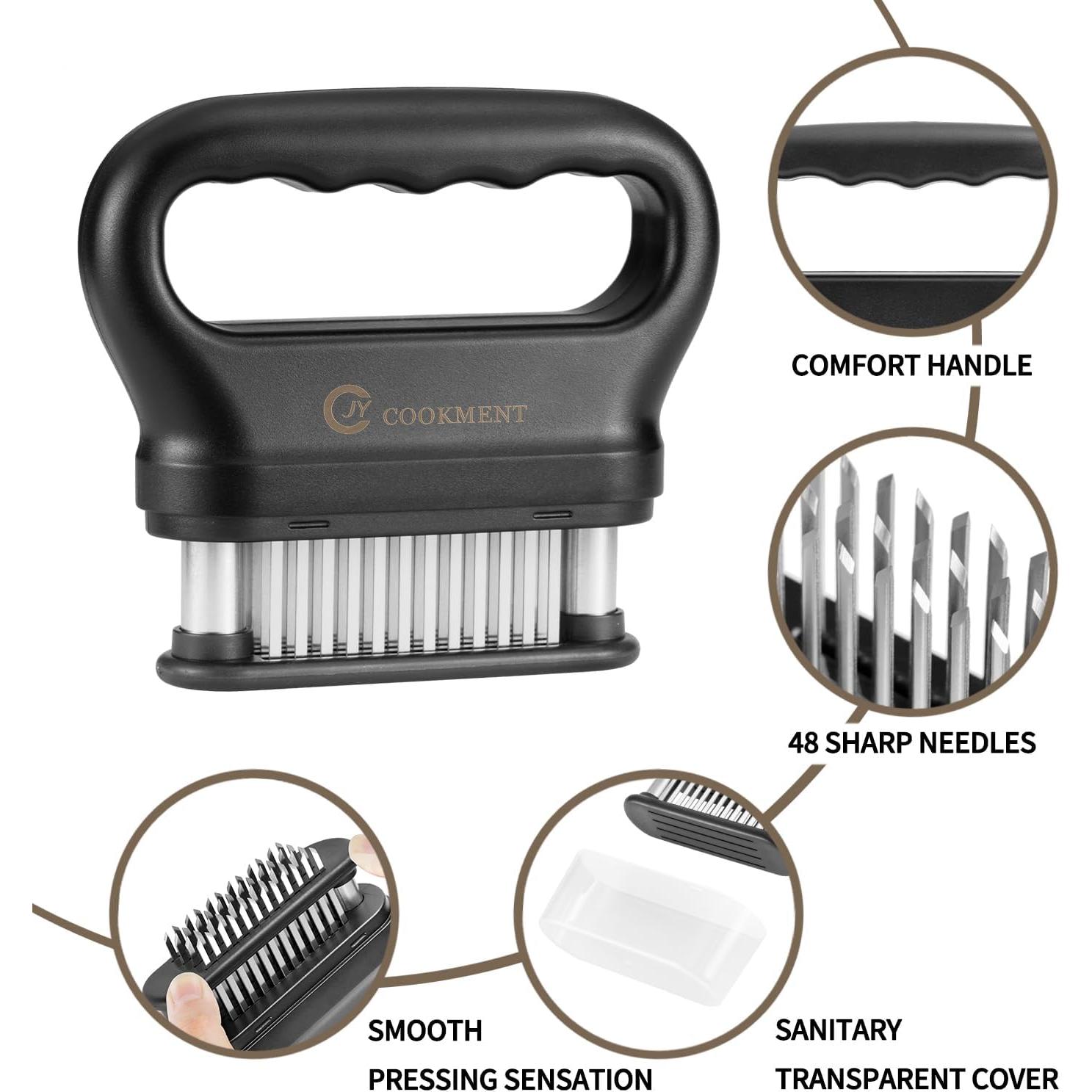 Ablandador de Carne JY COOKMENT 48 Cuchillas Acero Inoxidable