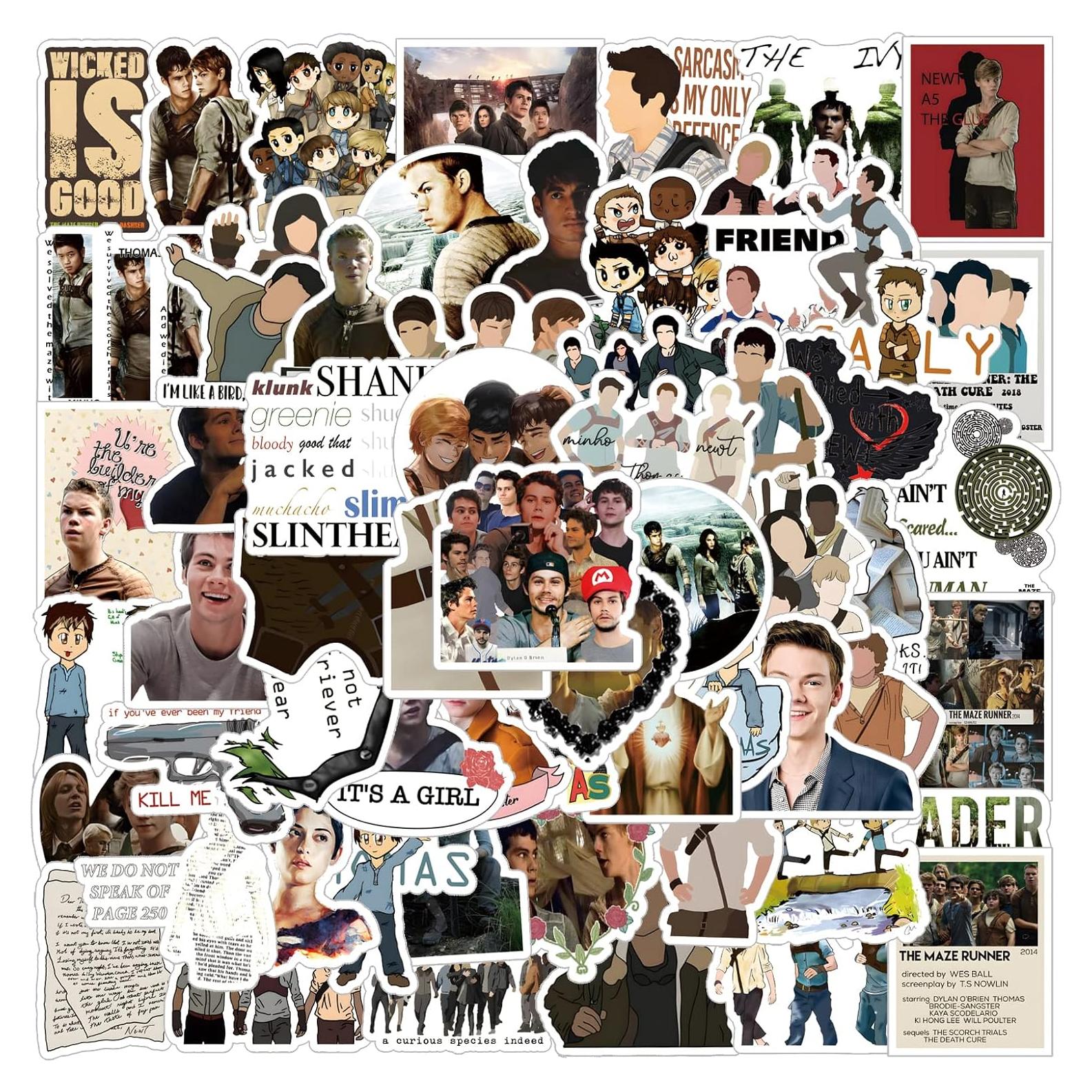 62 Stickers The Maze Runner UYNIIAW Impermeables para Laptop
