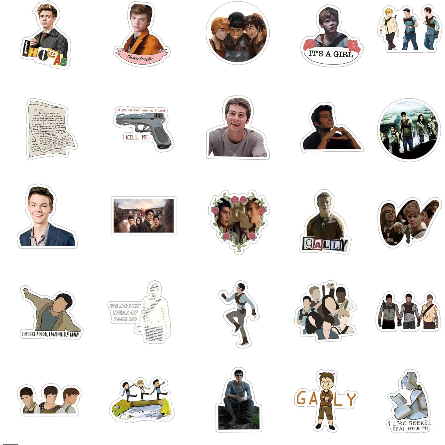 62 Stickers The Maze Runner UYNIIAW Impermeables para Laptop
