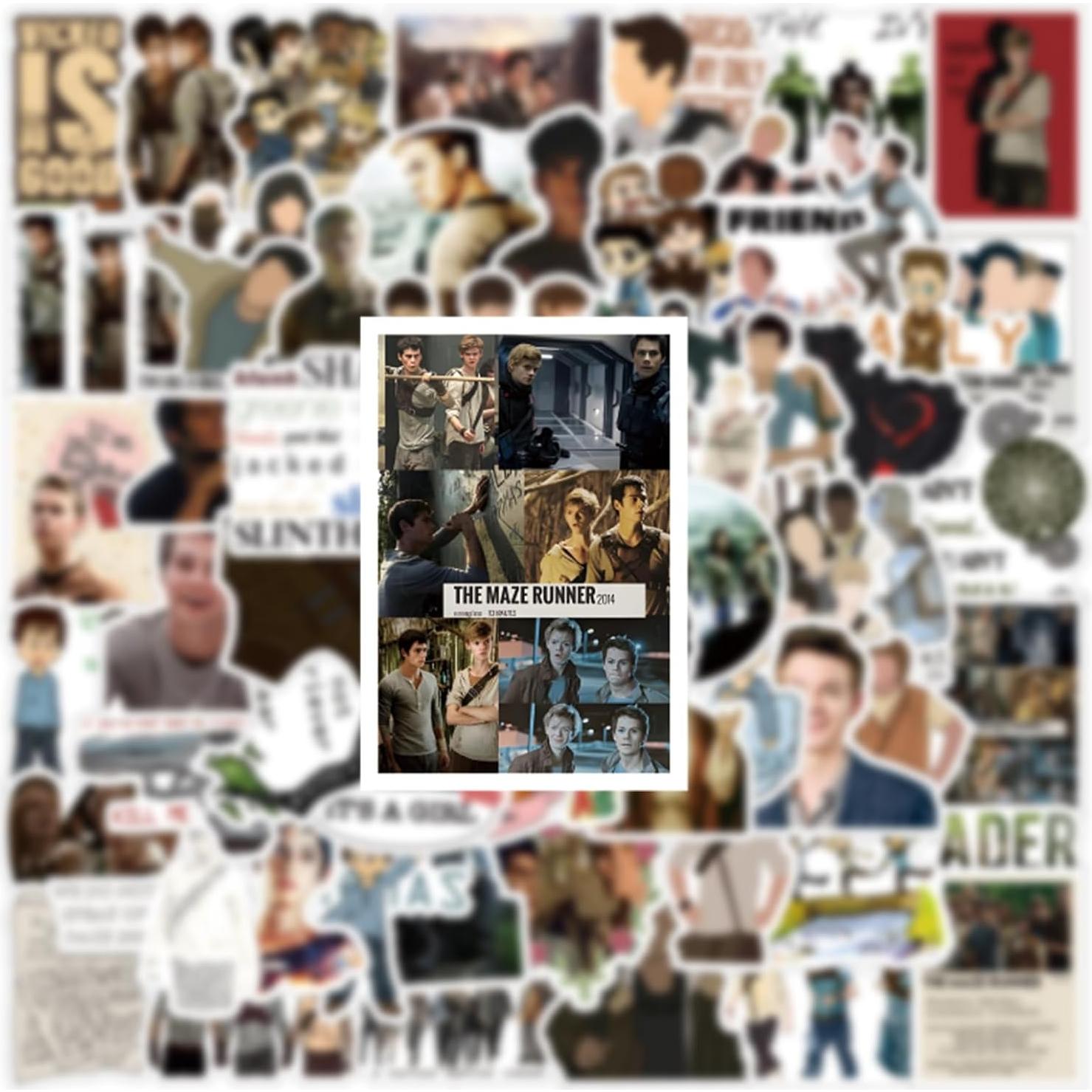 62 Stickers The Maze Runner UYNIIAW Impermeables para Laptop