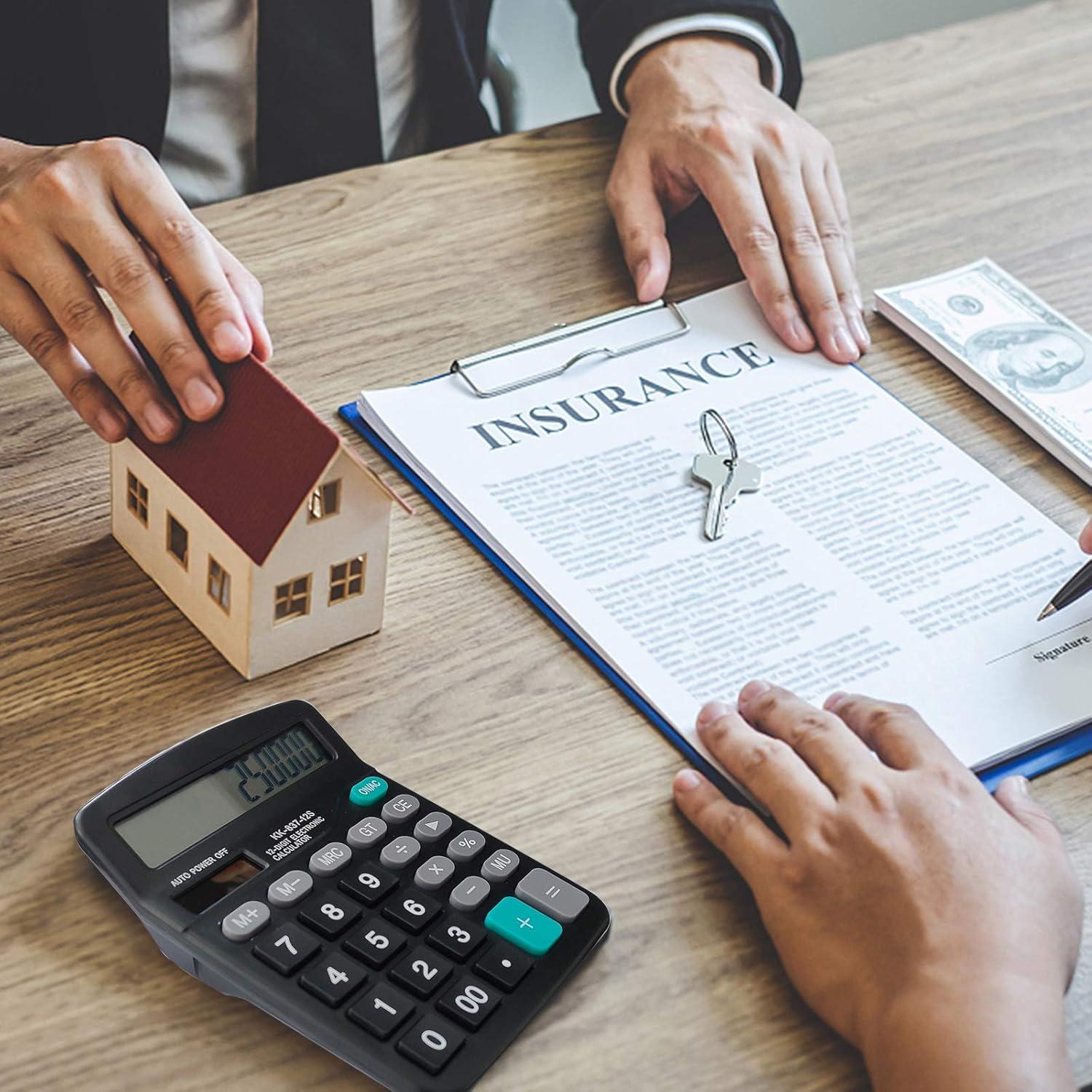 Calculadora de Escritorio Solar Septo 12 Dígitos Pantalla Grande