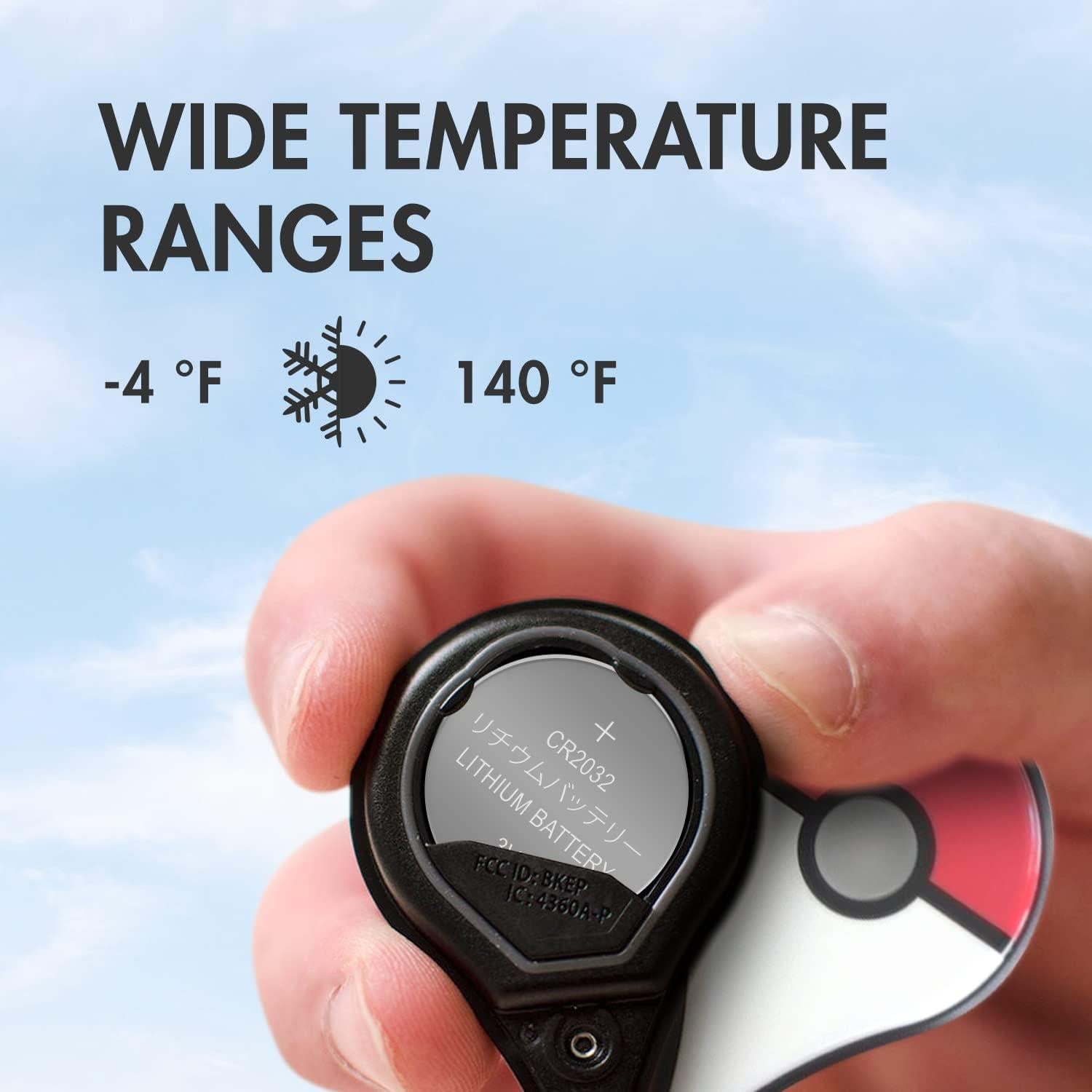 Baterías Tenergy CR2032 3V Litio - Paquete de 10 Unidades