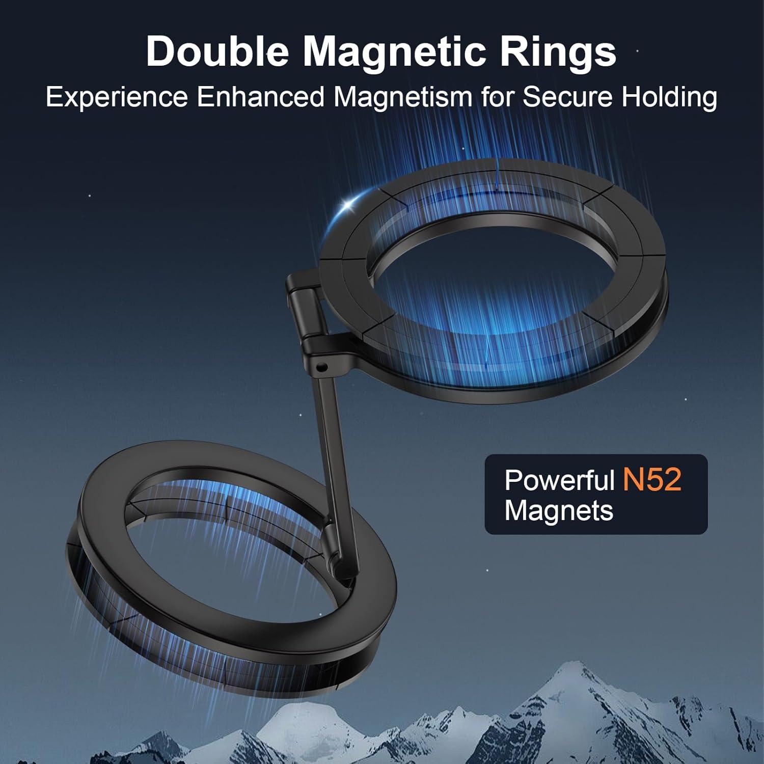 Soporte Magnético Doble para Teléfono MagSafe Sidpro - Ajustable