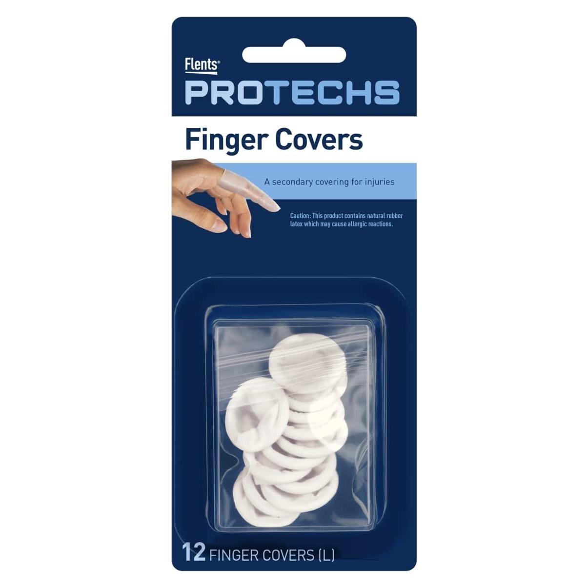 Cubiertas para Dedos Flents First Aid - 12 Unidades Grande