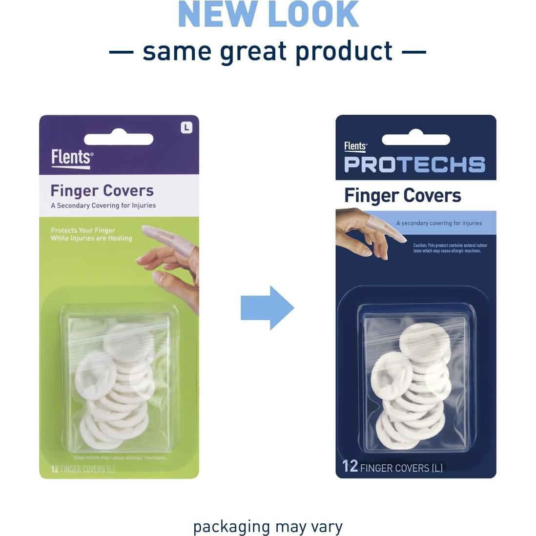 Cubiertas para Dedos Flents First Aid - 12 Unidades Grande