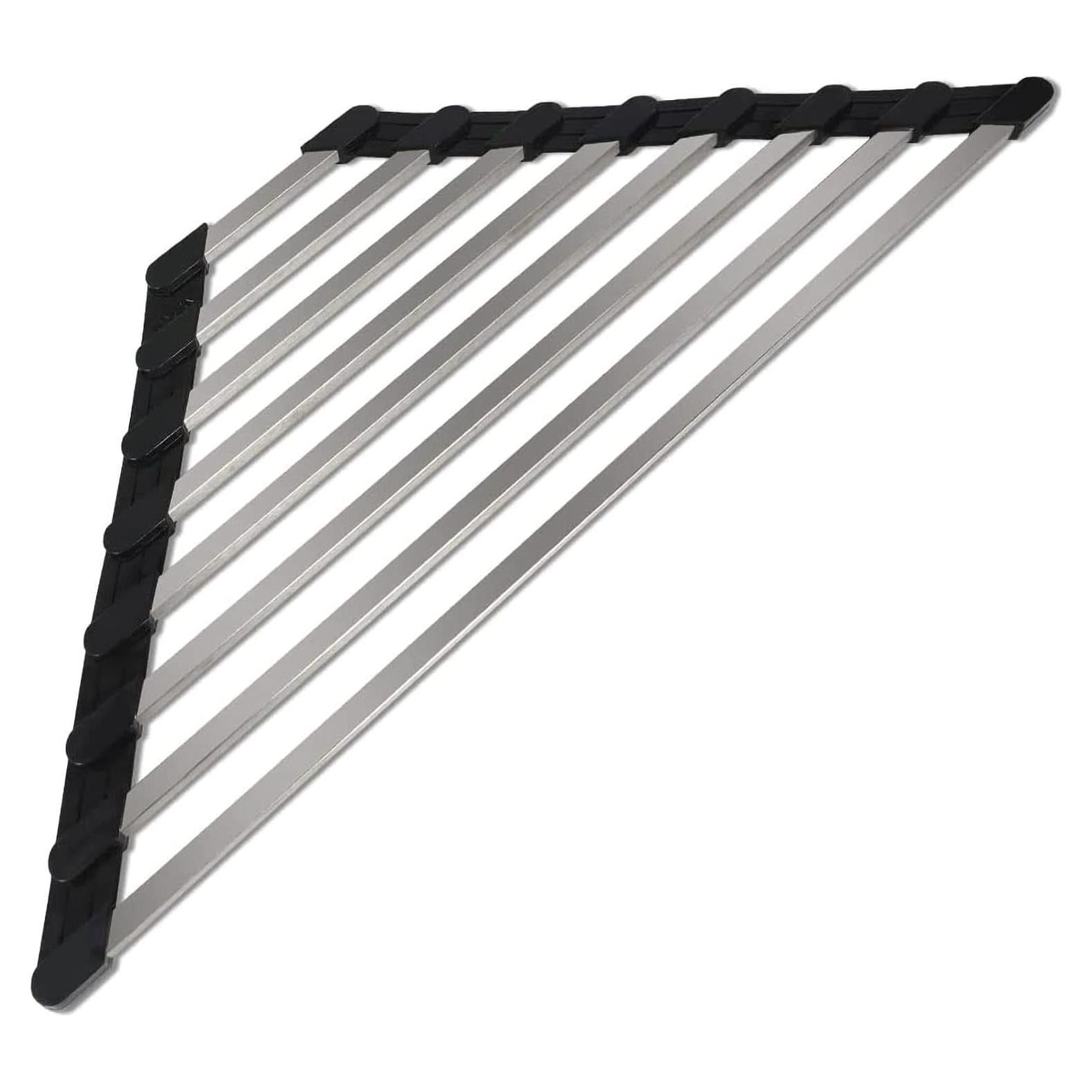 Estante de Drenaje Triangular Plegable ZhildChen - Acero Inoxidable