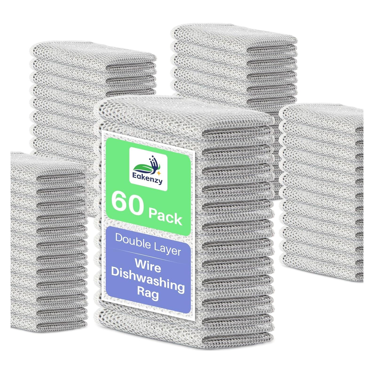 Paño de Limpieza Eakenzy WDR-60 Sin Rayas 20x20 cm - 60 Unidades