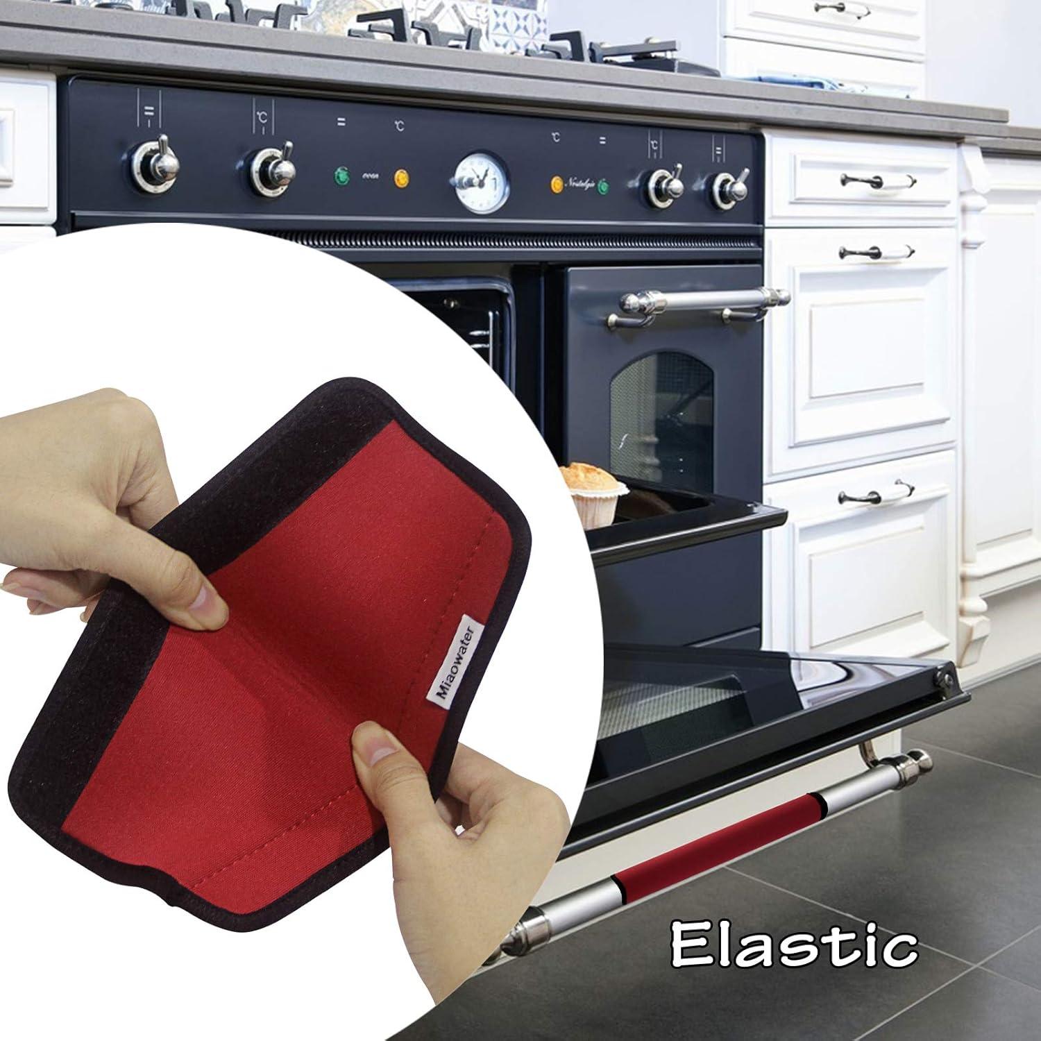 Cubiertas de Mango Antideslizantes Miaowater 2PCS Neopreno Rojo