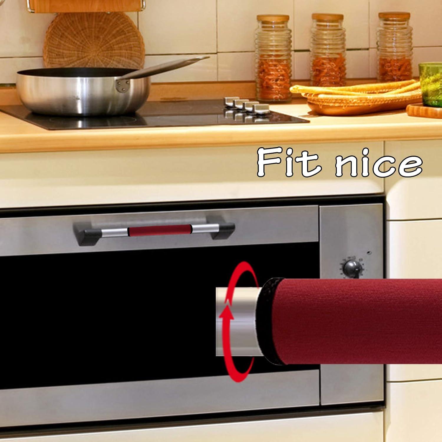 Cubiertas de Mango Antideslizantes Miaowater 2PCS Neopreno Rojo