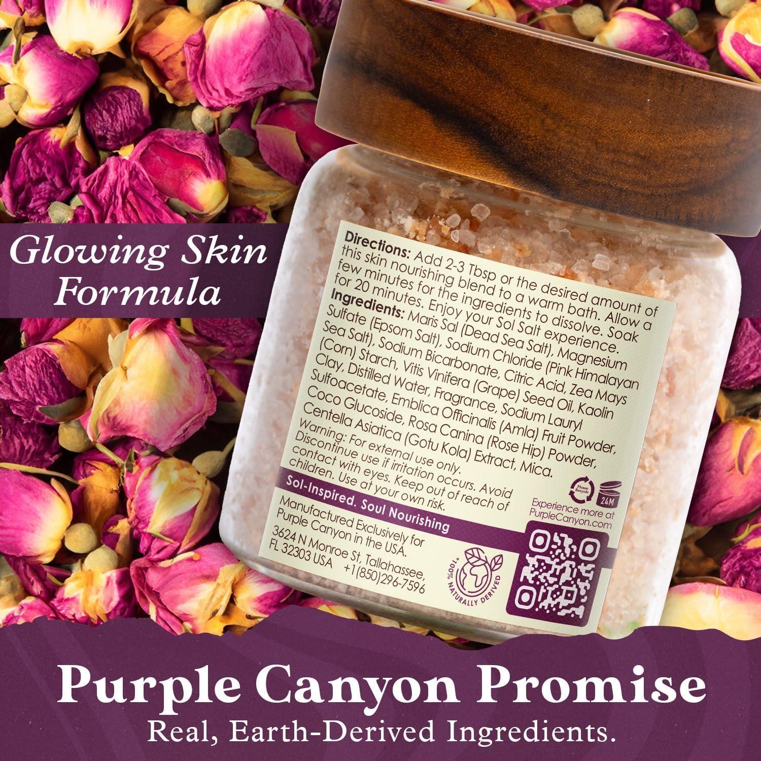 Sales de Baño Purple Canyon Fuente de Juventud 570g Detoxificante