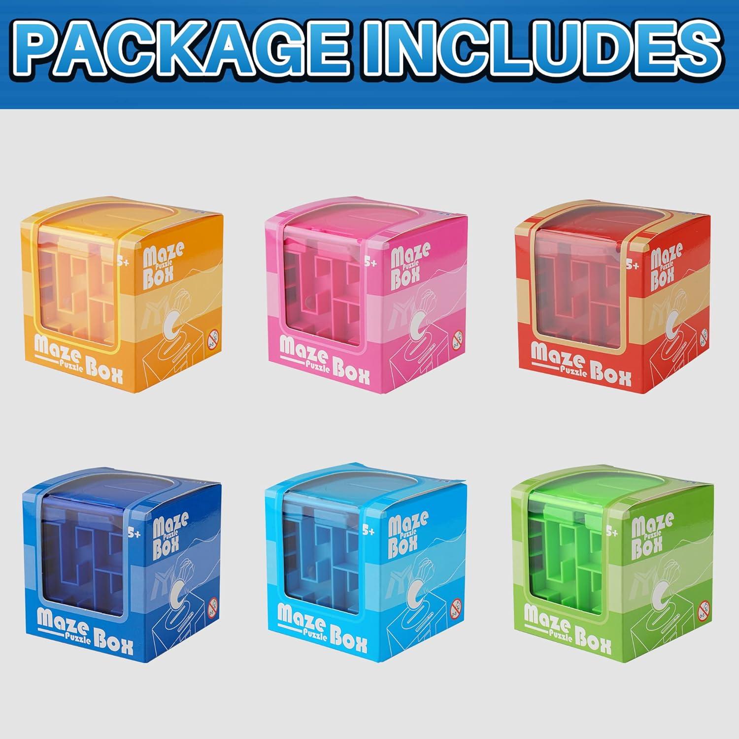 Juego de 6 Cajas de Rompecabezas de Dinero ZPISF