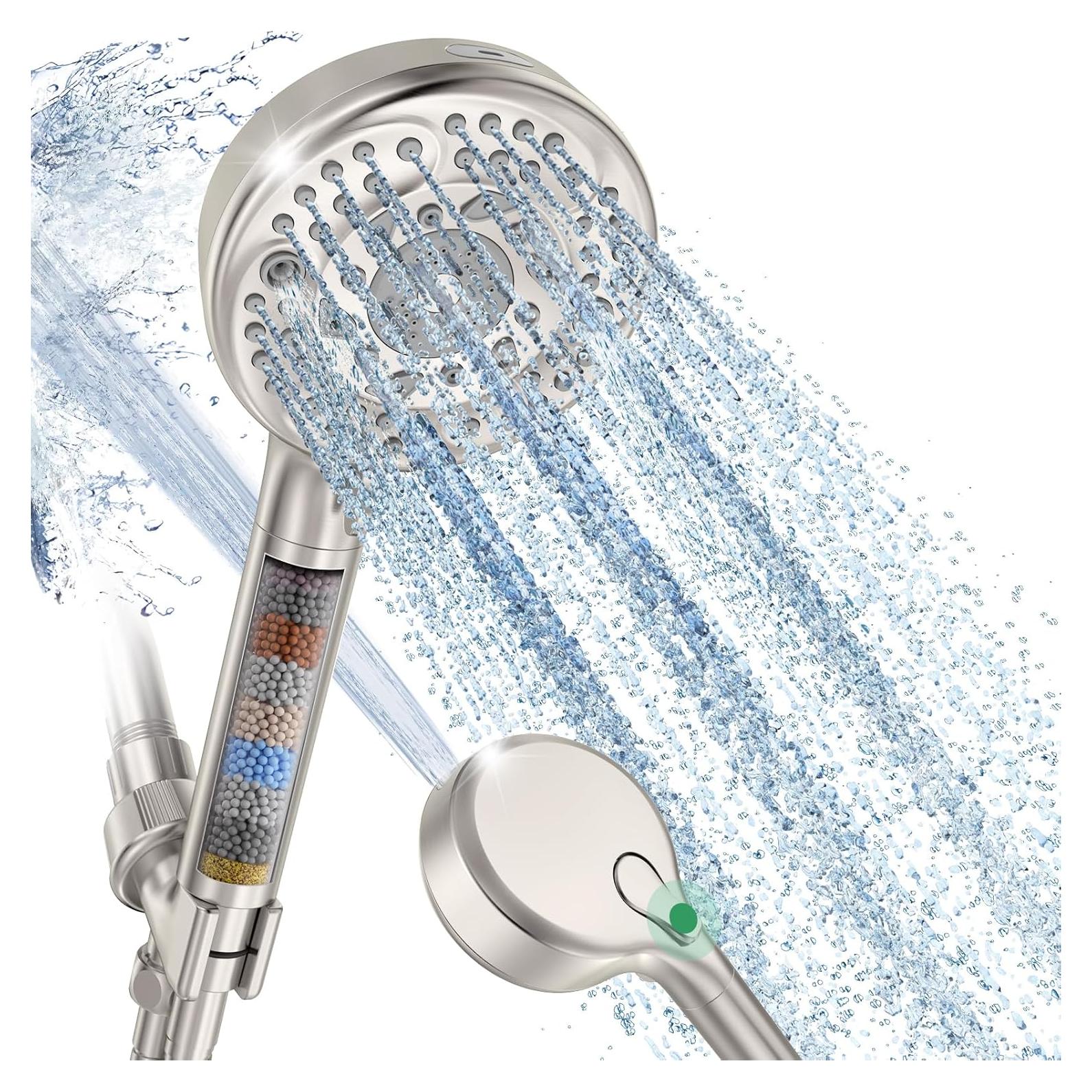 Cabezal de Ducha Filtrado SunCleanse con 9 Modos y Filtro