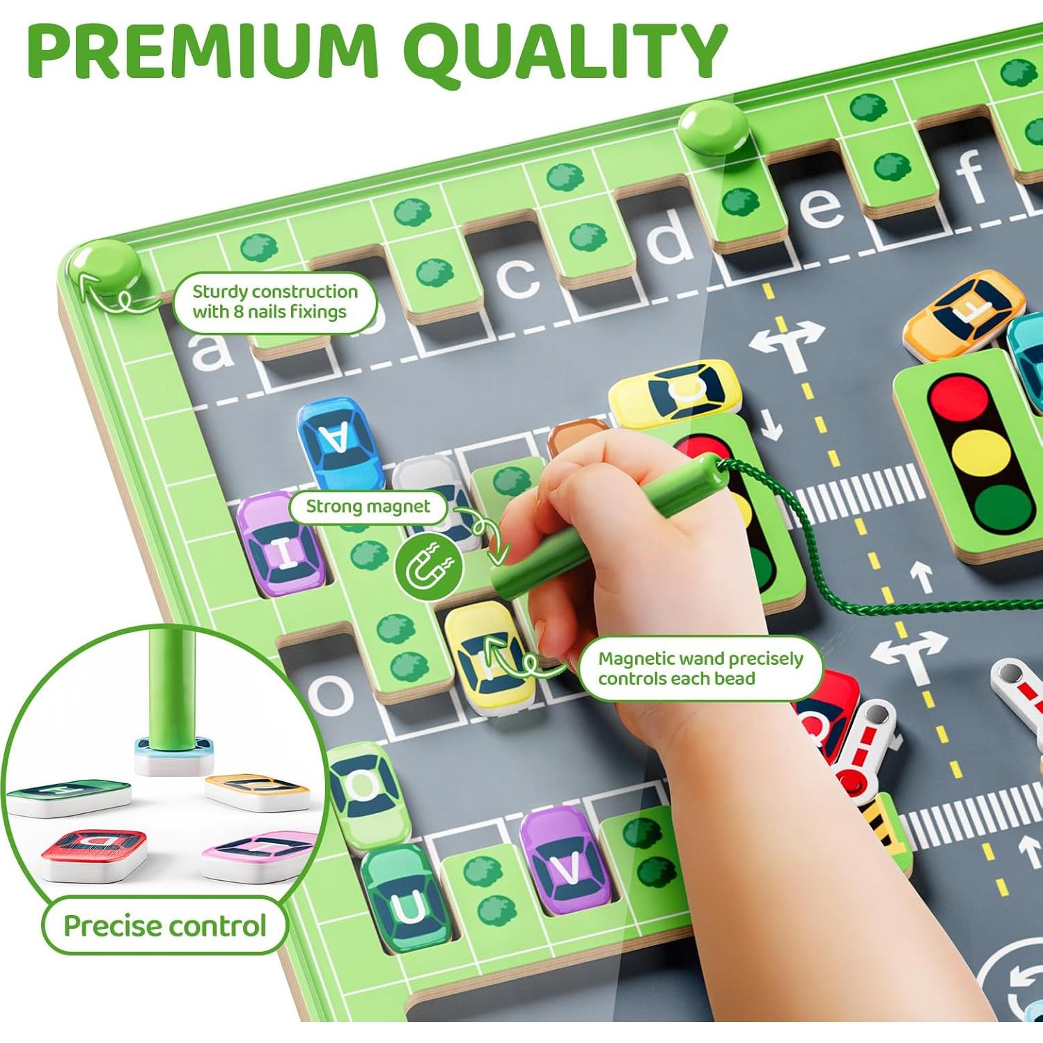 Rompecabezas Magnético ZHIWUZHU Alfabeto 30x26 cm