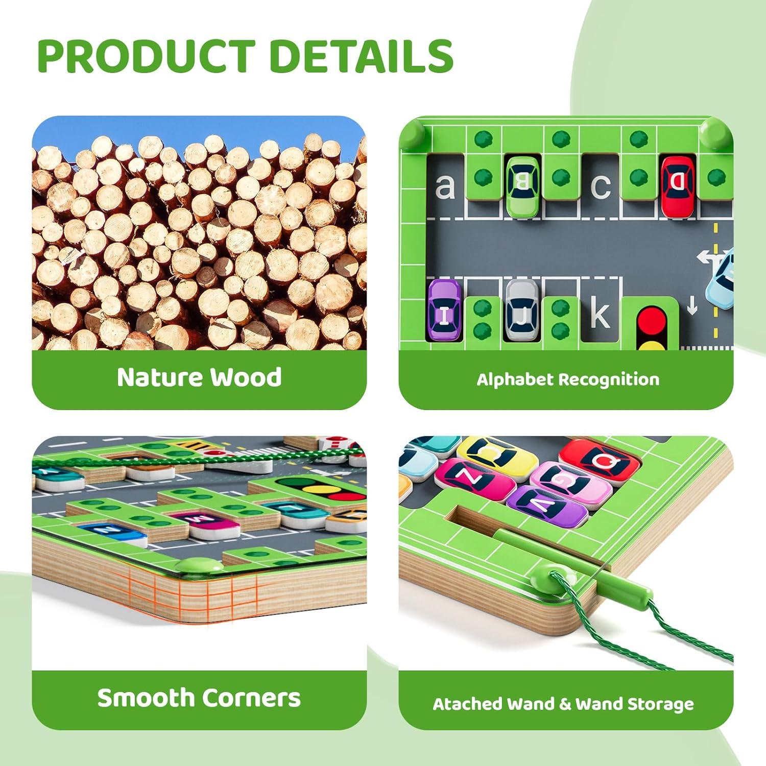 Rompecabezas Magnético ZHIWUZHU Alfabeto 30x26 cm