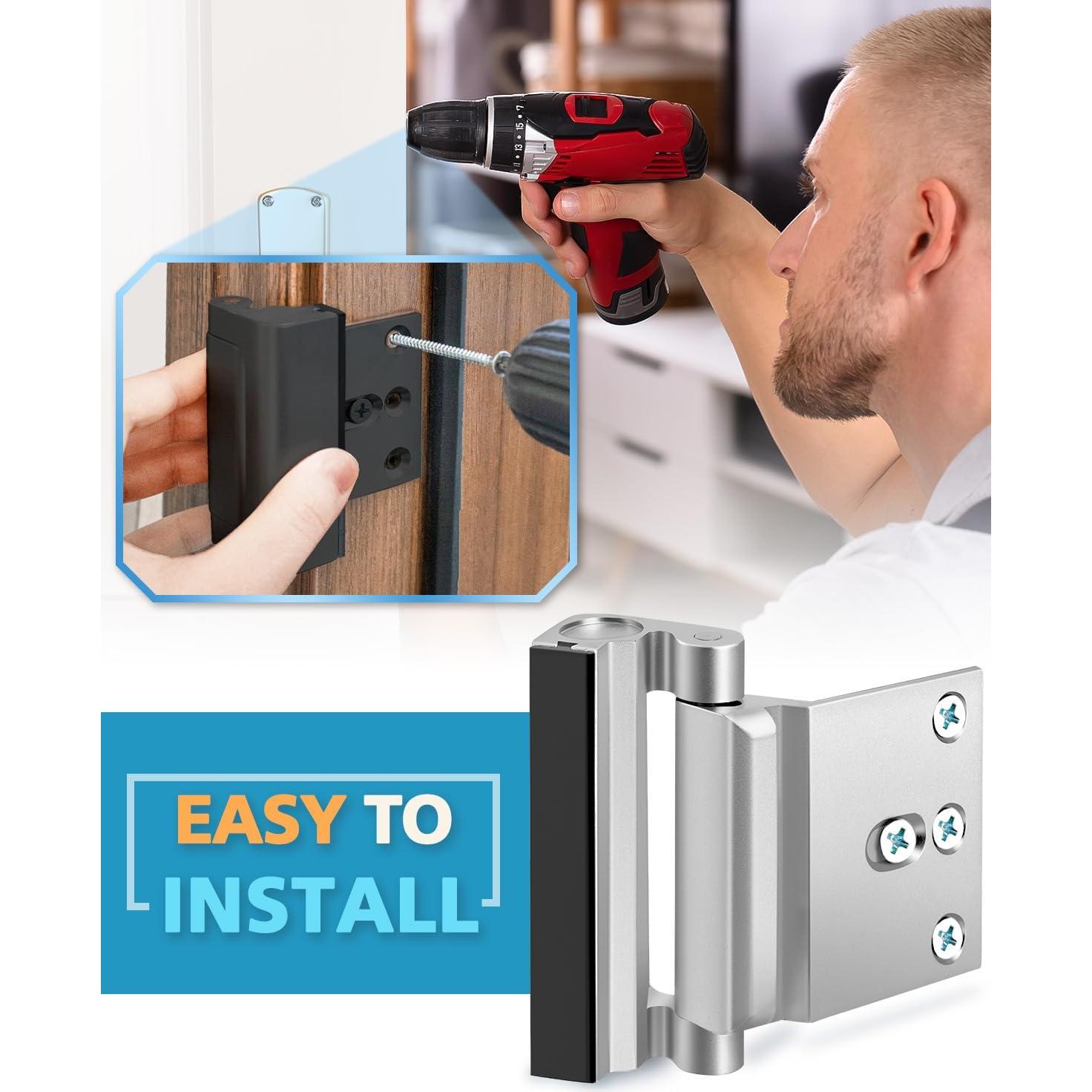 Cerradura de Seguridad WINONLY para Puertas - Refuerzo Niños 800 lbs