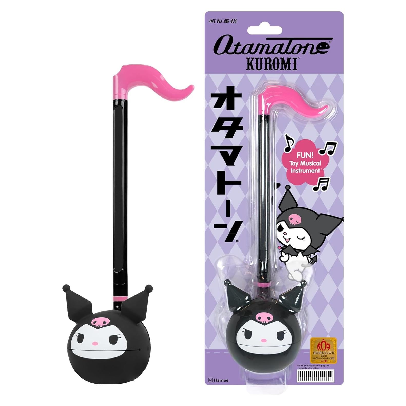 Otamatone Sanrio Kuromi Instrumento Musical 27 cm