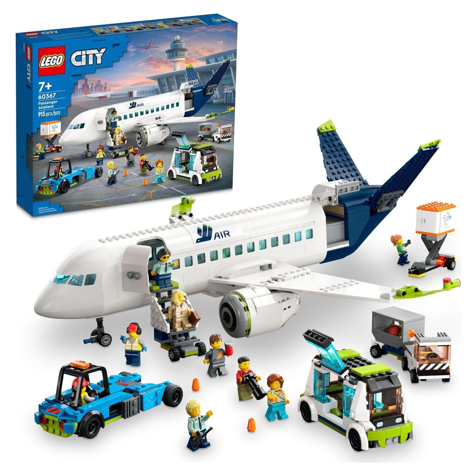 Avión de Pasajeros LEGO City 60367 - Juguete 930 Piezas