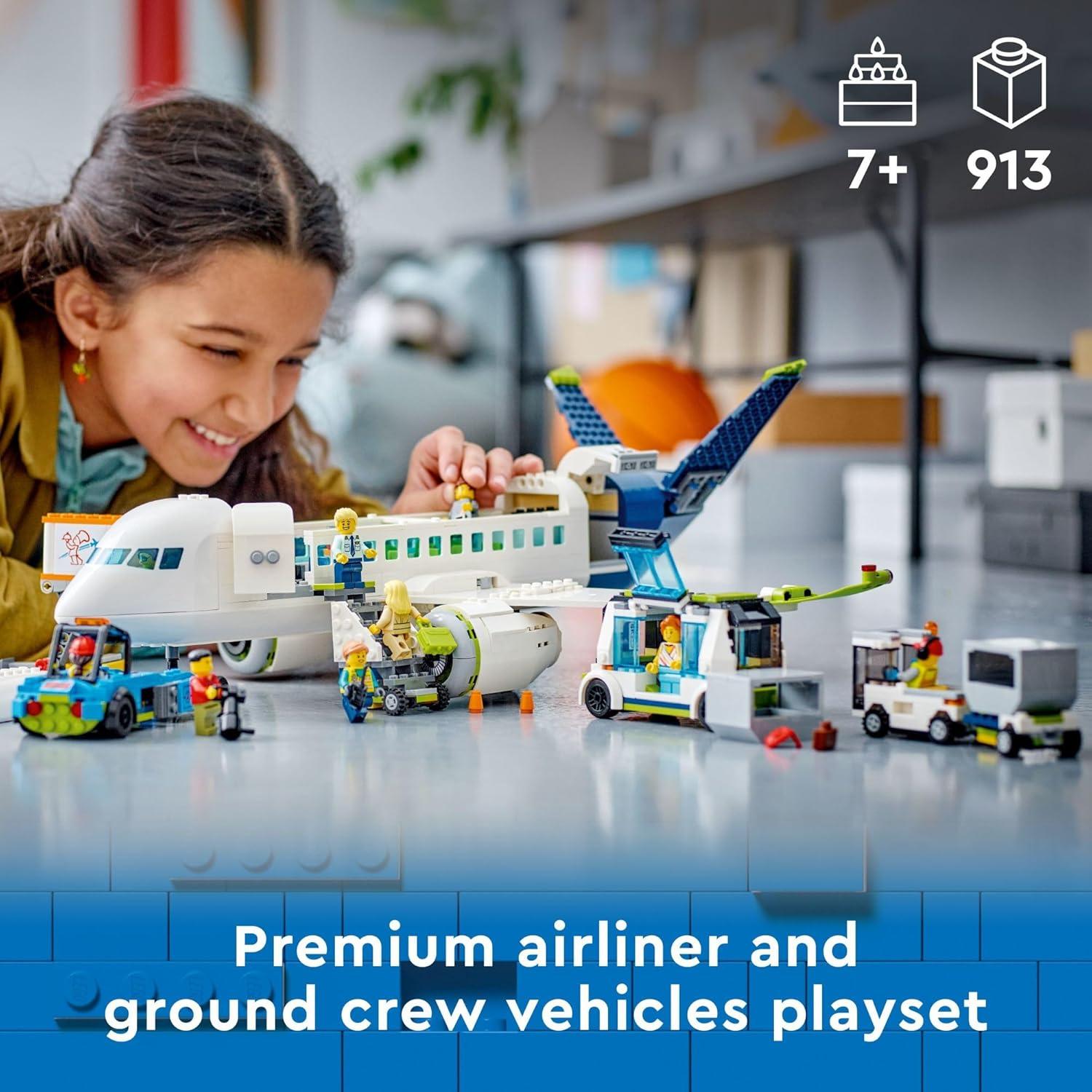 Avión de Pasajeros LEGO City 60367 - Juguete 930 Piezas